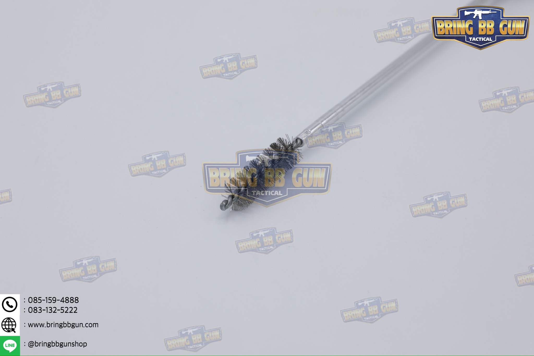 แส้ล้างปืน (แส้ล้างลำกล้องปืน) (แปรงขัดลำกล้อง) (ชุดแส้ทำความสะอาด) (เครื่องมือทำความสะอาดปืน)