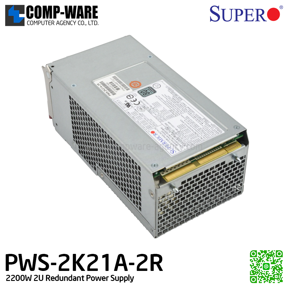 Supermicro 2200W 2U Redundant Power Supply PWS-2K21A-2R [SPARE PART]