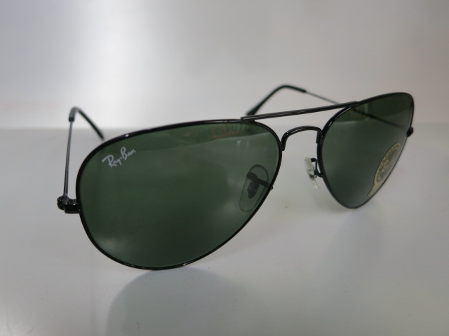 **ขายแล้ว**แว่นกันแดด Ray-Ban รุ่น RB3025 L2823 BLACK AVIATOR 58#14 ของใหม่