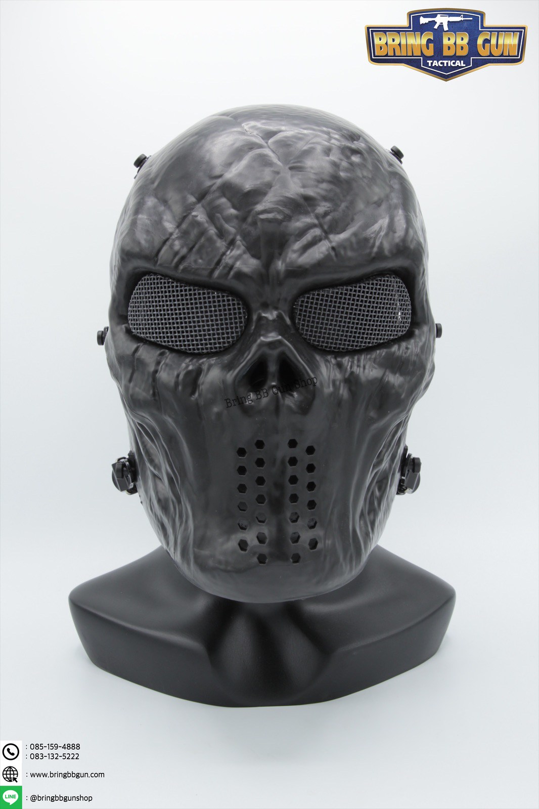 หน้ากาก ยี่ห้อ FMA รุ่น หัวกระโหลก (Full face skeleton mask of terror)