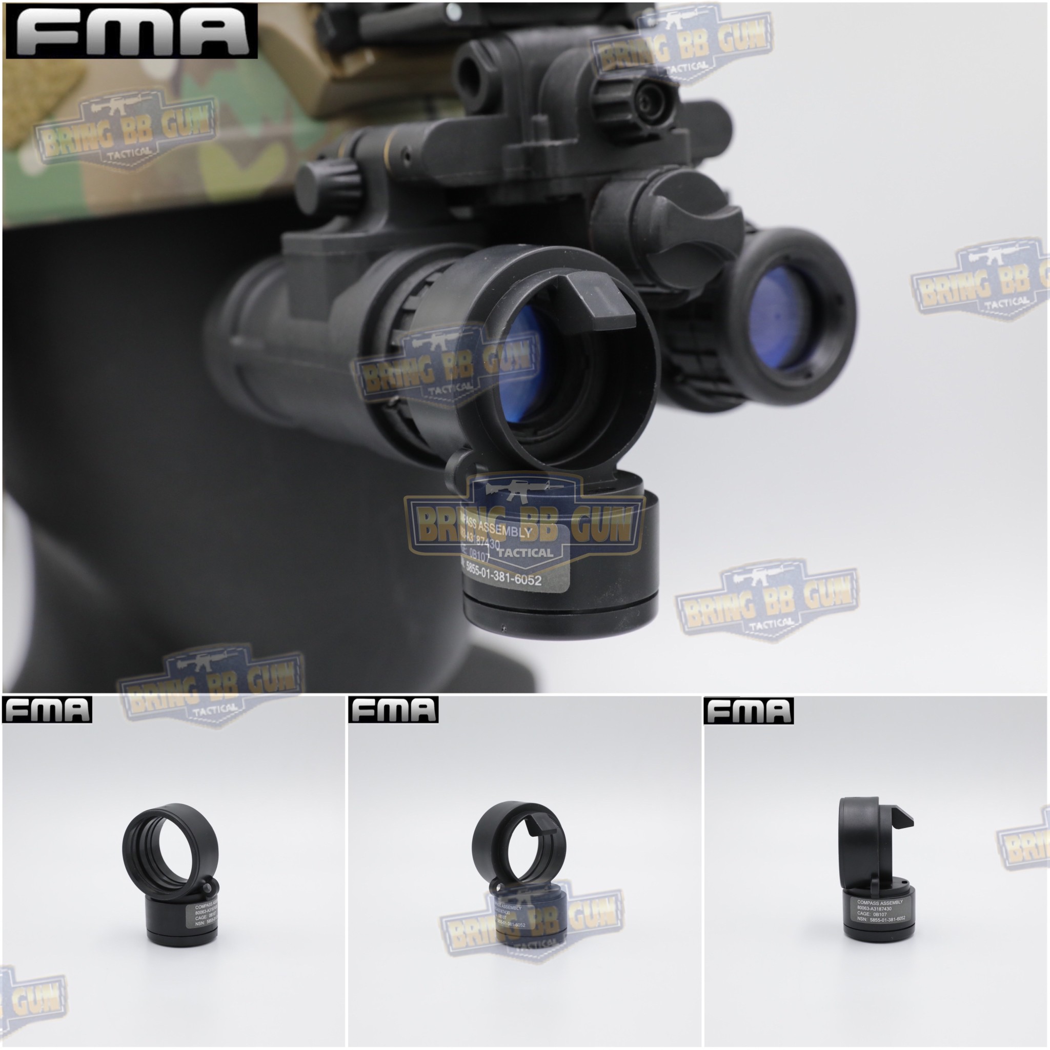 เข็มทิศติดกล้อง Night Vision Dummy ยี่ห้อ FMA (Night Vision Compass Assembly Dummy Version) (เข็มทิศติดกล้องไนท์วิชั่น) (เข็มทิศติดกล้องมองกลางคืน)