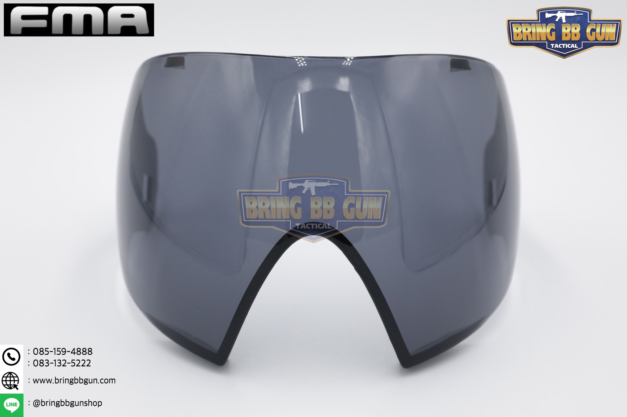 เลนส์หน้ากาก F1 ยี่ห้อ FMA รุ่น เลนส์1ชั้น