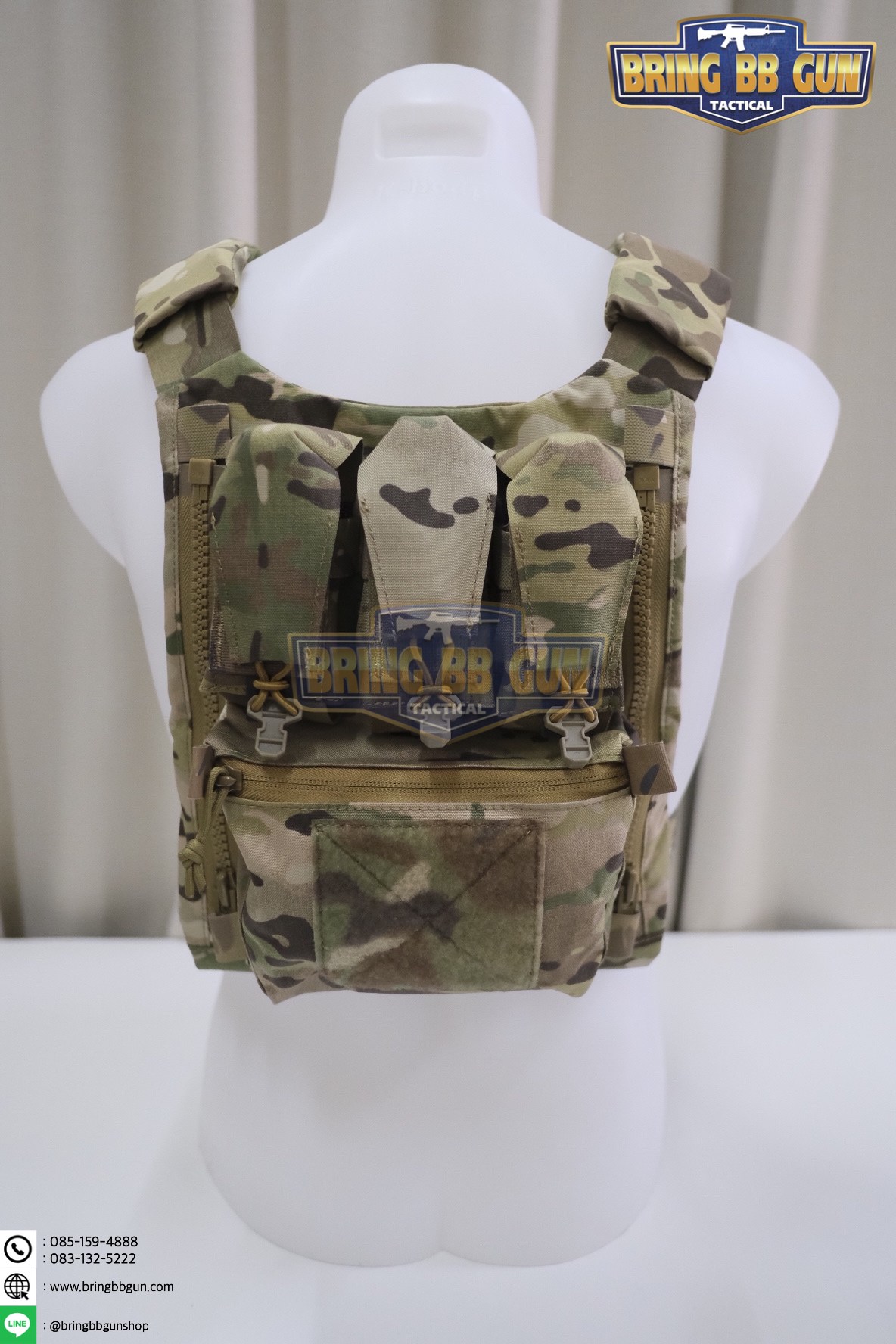 กระเป๋าติดเวส รุ่น V5 PC Back Panel (V5 PC Back Panel Tactical Supplement)