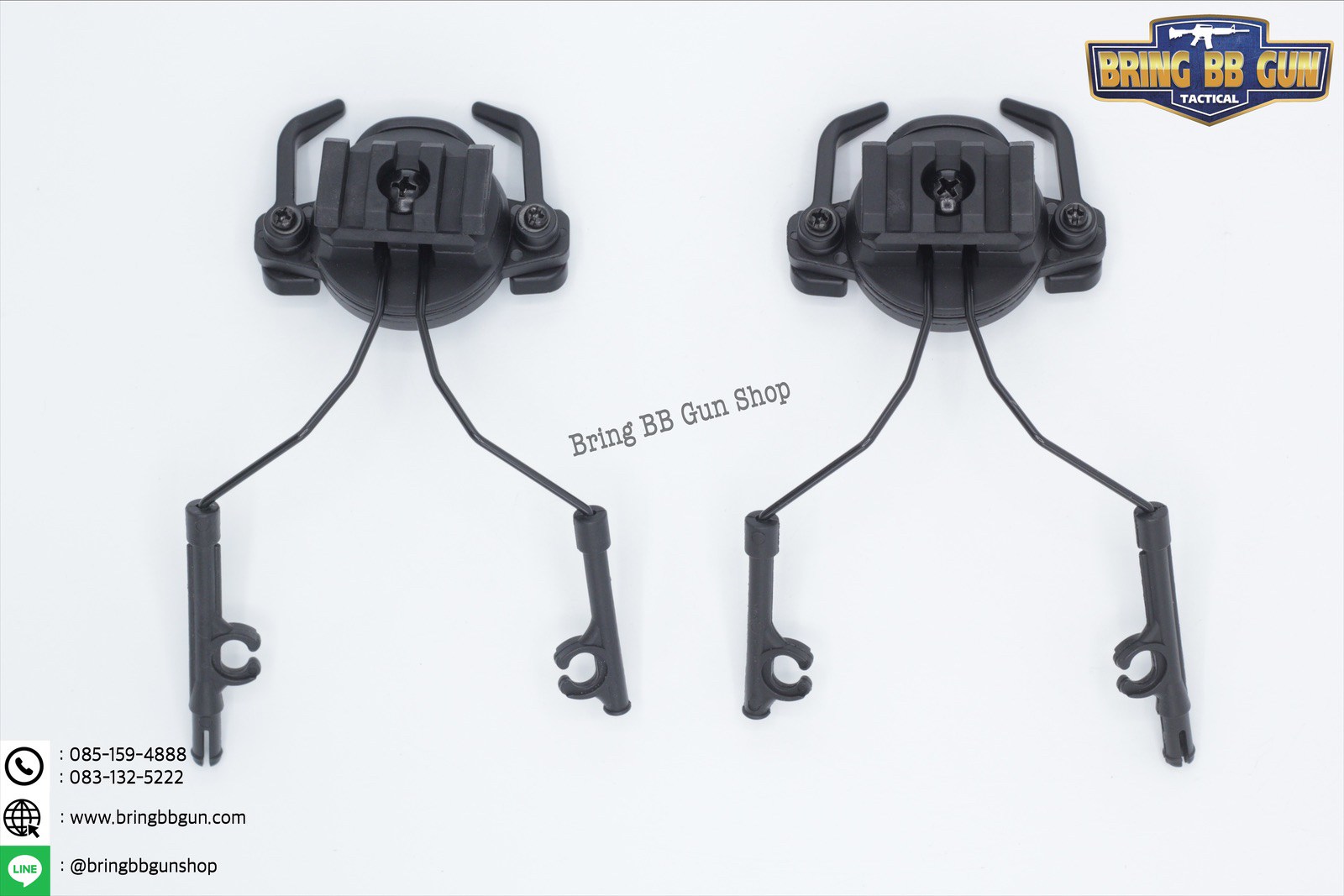 OX Horn Headset Bracket (อแดปเตอร์ขาจับหูฟังใส่รางข้างหมวกฟาส)