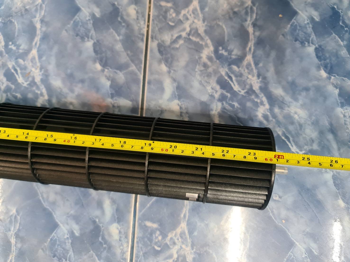 0000806 ใบพัดลมโพรงกระรอก ไดกิ้น DAIKIN 1595671L / 159567J โบเวอร์ แอร์ไดกิ้น พัดลมแอร์ ยาว 61 Cm. เดือยยาว 2.5Cm.