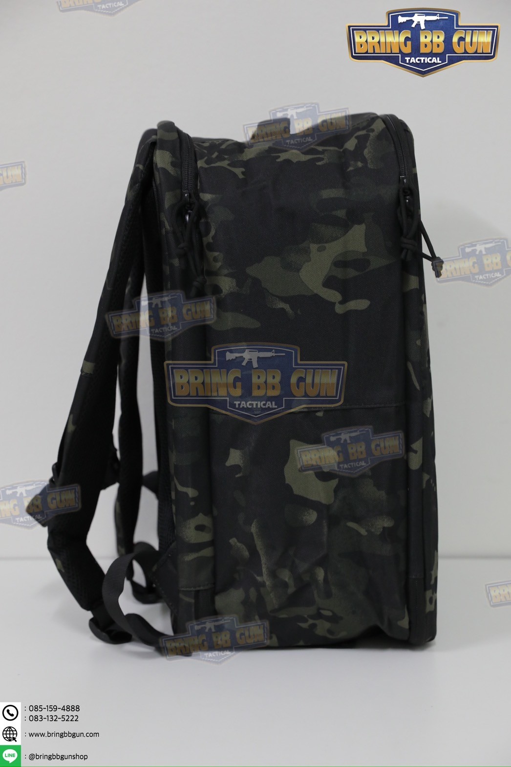 กระเป๋าเป้สะพายหลังอเนกประสงค์ สำหรับยิงปืน ยี่ห้อ Soetac (กระเป๋าสำหรับนักแข่งยิงปืน) (กระเป๋าเก็บอุปกรณ์ + ปืนสั้น) (Tactical Backpack Wargame Pack)