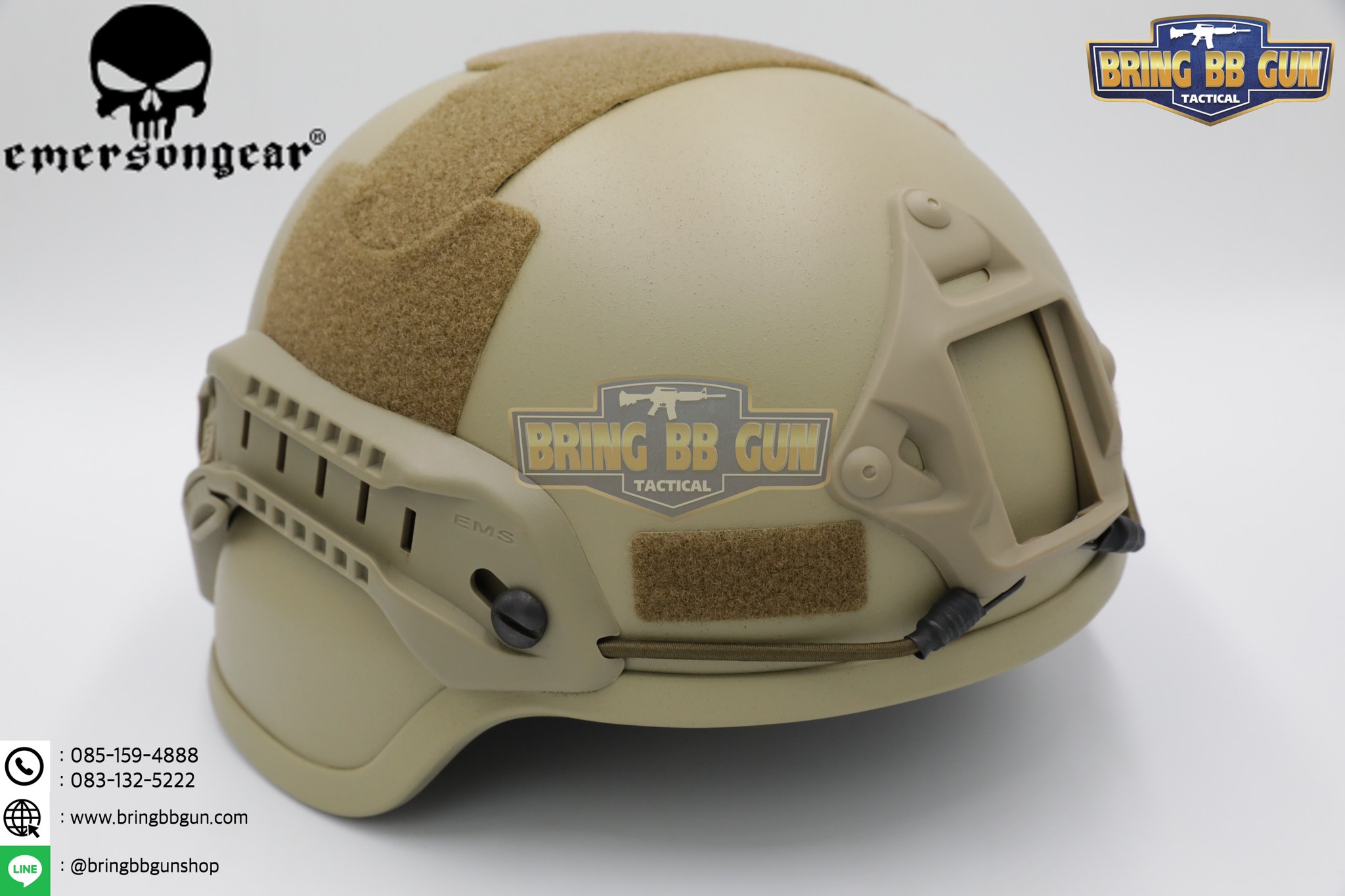 หมวก Mich 2000 ยี่ห้อ Emerson (EMERSON ACH MICH 2000Helmet-Special action version) (ACH Mich 2000 Helmet)