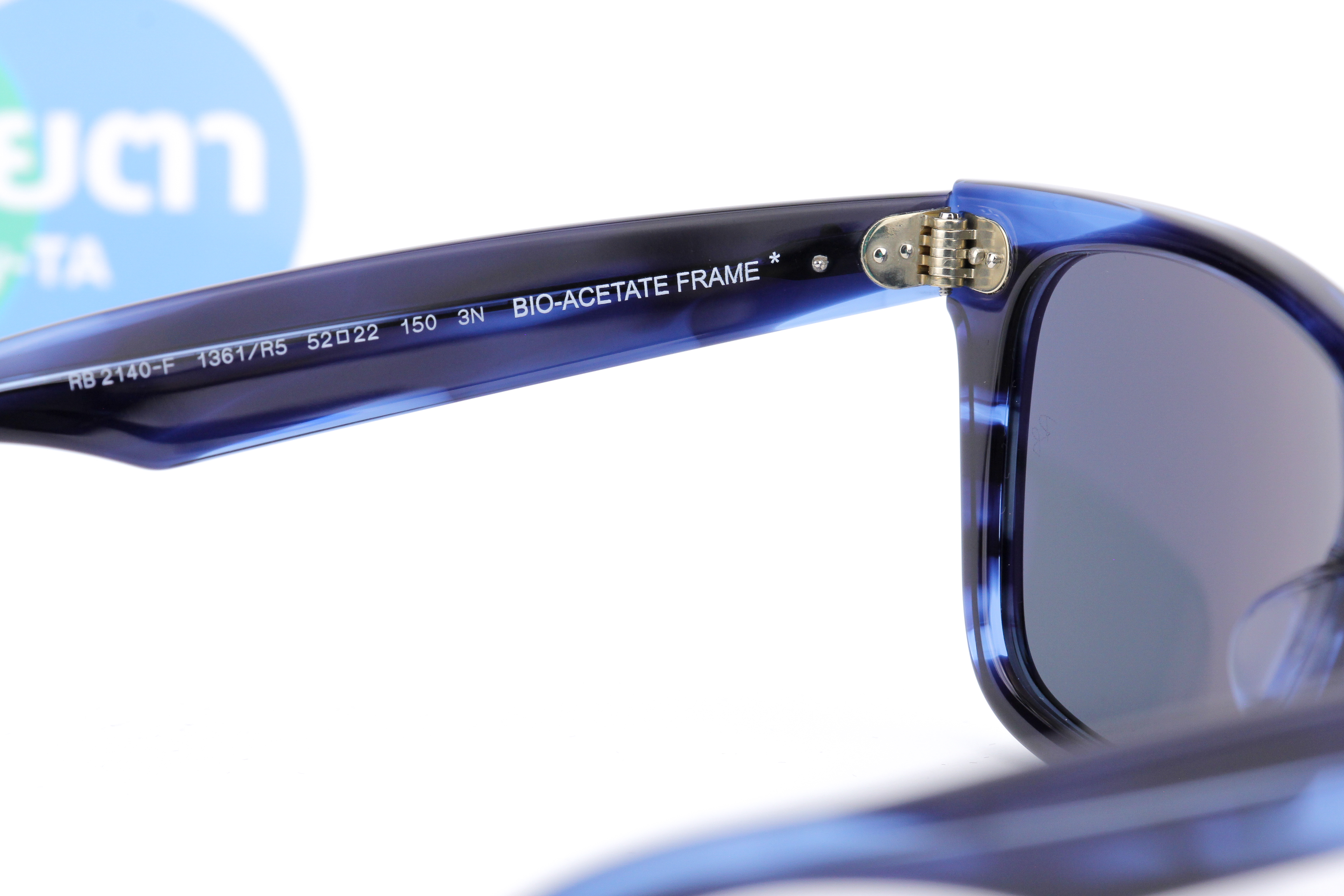 RayBan RB2140F 1361R5 THE BIO-ACETATE WAYFARER