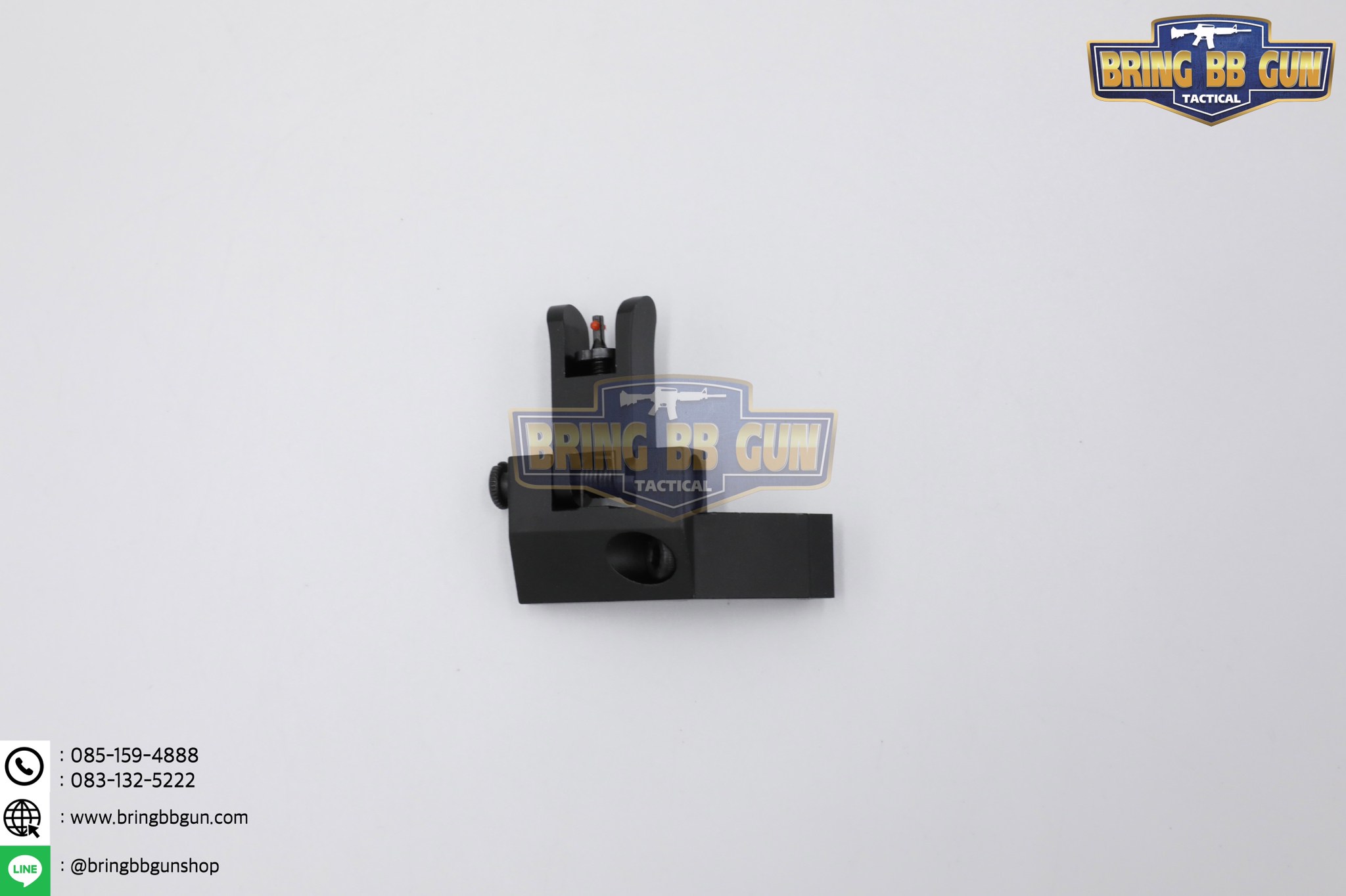 ศูนย์หน้า-หลังเฉียงพับได้แบบโลหะ รุ่น ศูนย์เล็งเรืองแสง