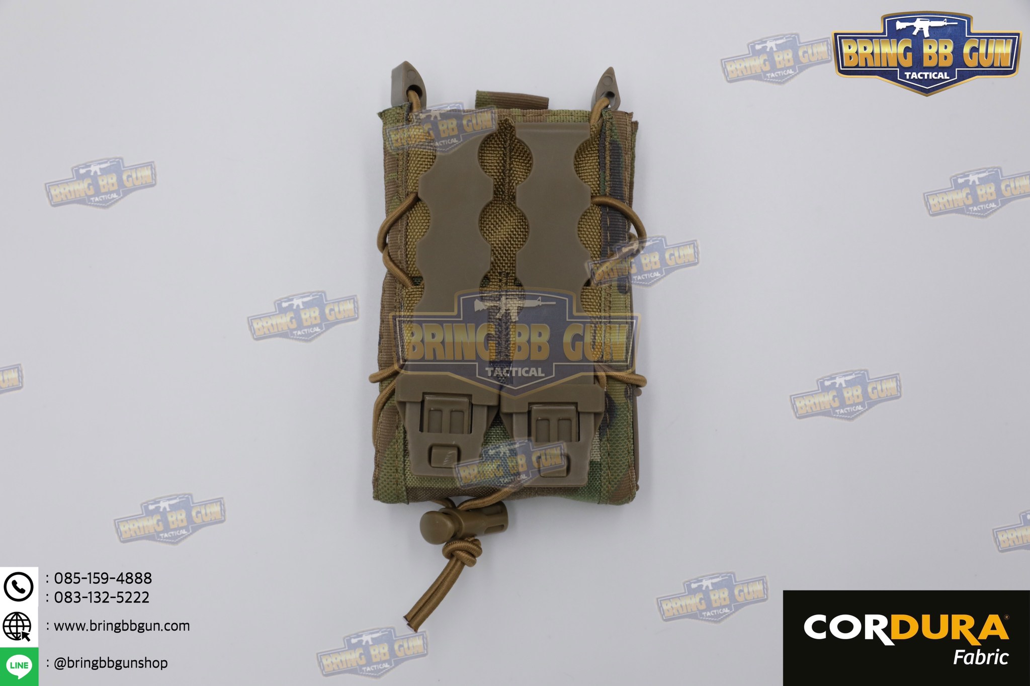 เพ้าแม็กกาซีน ทรง Tiger รุ่น 5.56 (ซองแม็กกาซีนเดี่ยวทรง TACO) (Tiger Type 5.56) (Tiger Type 5.56 Magazine Pouch) (Magazine Pouch)