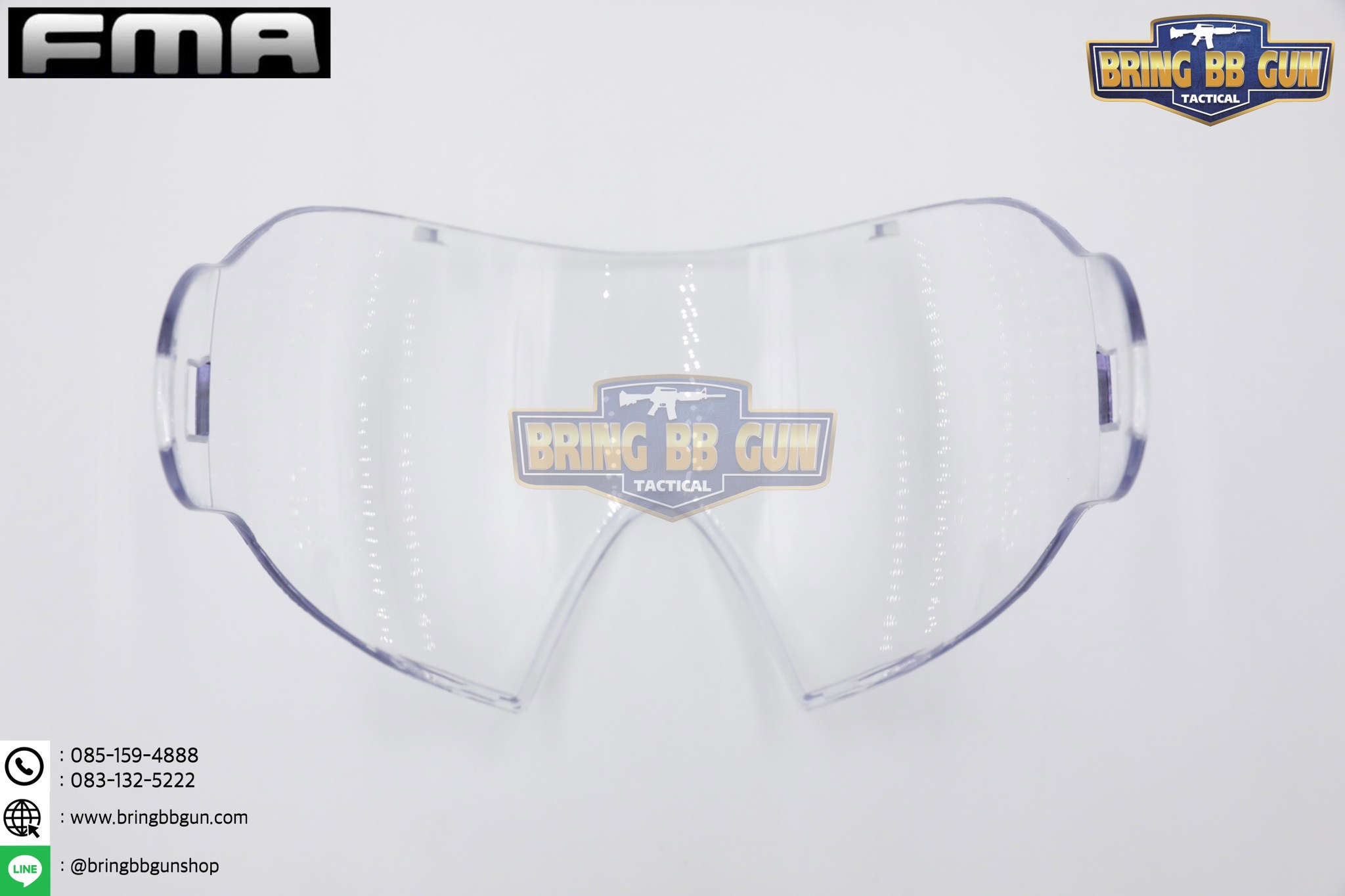 เลนส์หน้ากาก F1 ยี่ห้อ FMA รุ่น เลนส์1ชั้น