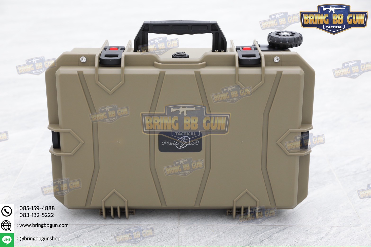 กล่องปืนสั้นแบบมีล้อลาก Plasma Case รุ่น P05 (SW1022C-R) (เคสกันกระแทรกแบบมีล้อลาก Plasma) (กล่องกันกระแทก)