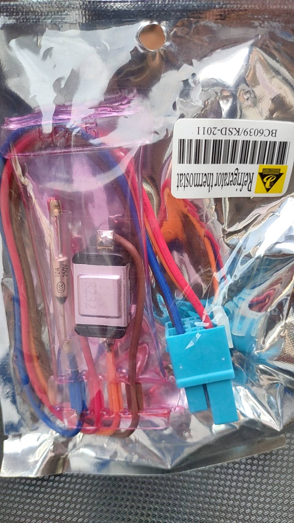 0000827 ไบเมนทอล ตู้เย็น อแอลจี LG พร้อมเทอร์โมฟิวส์ ฟิวส์ตู้เย็น ตัวควบคุมละลาย อย่างดี