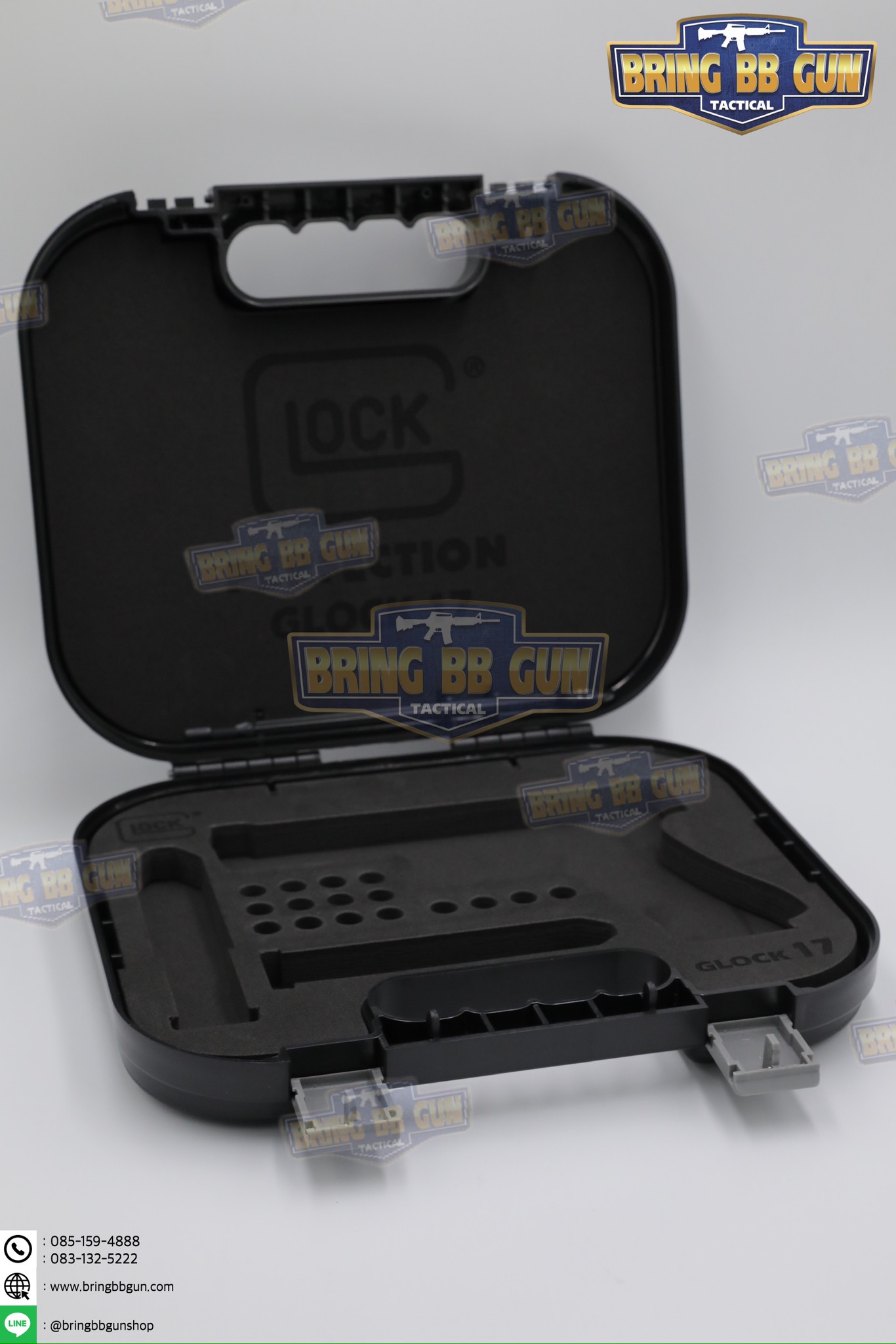 กล่องปืนสั้น Glock (กล่องปืนสั้น B11) (เคสกันกระแทรก) (Lockable Pistol Case)