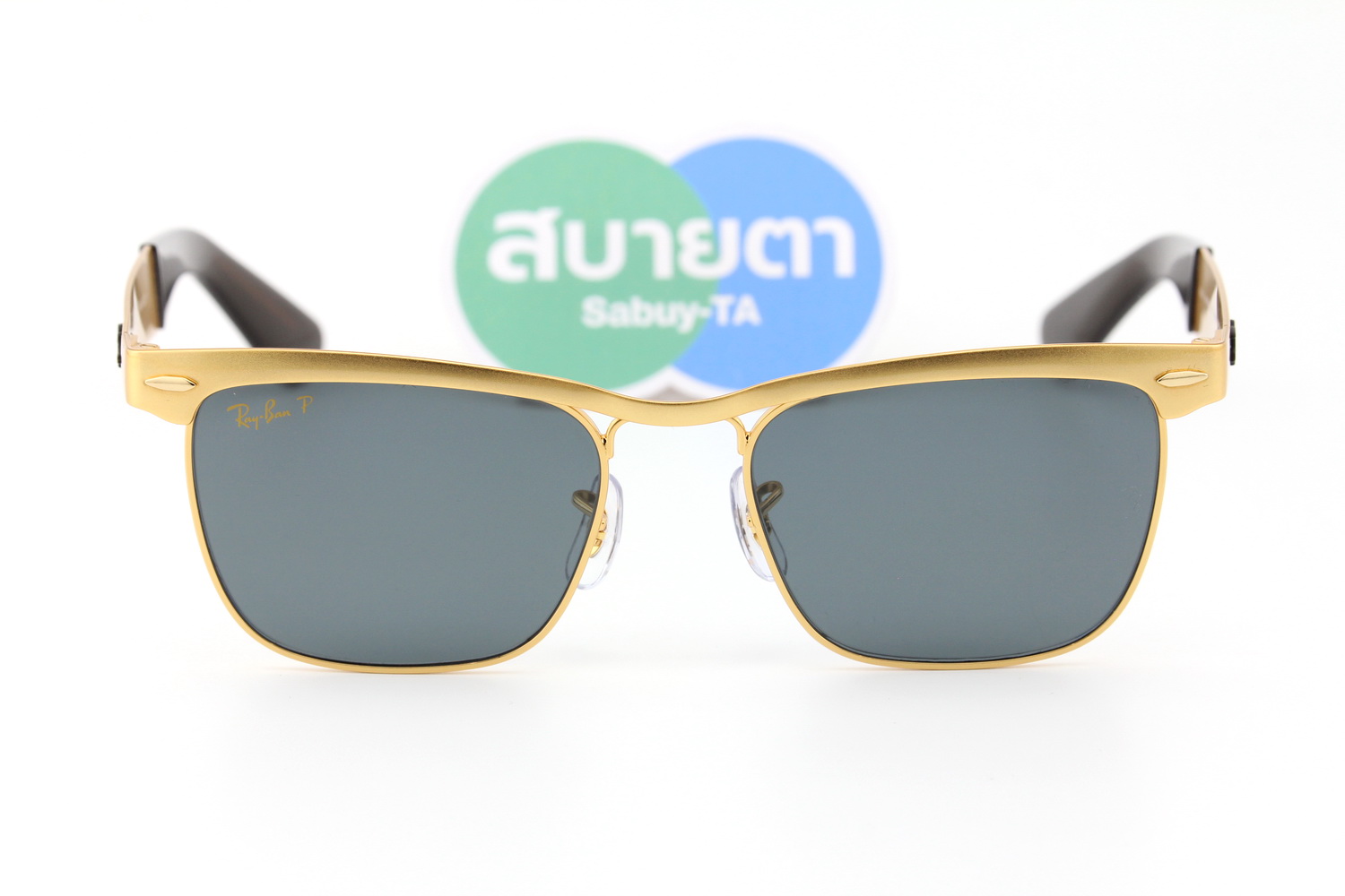 RayBan Wayfarer Deluxe RB3875 92763R Polarized Lens