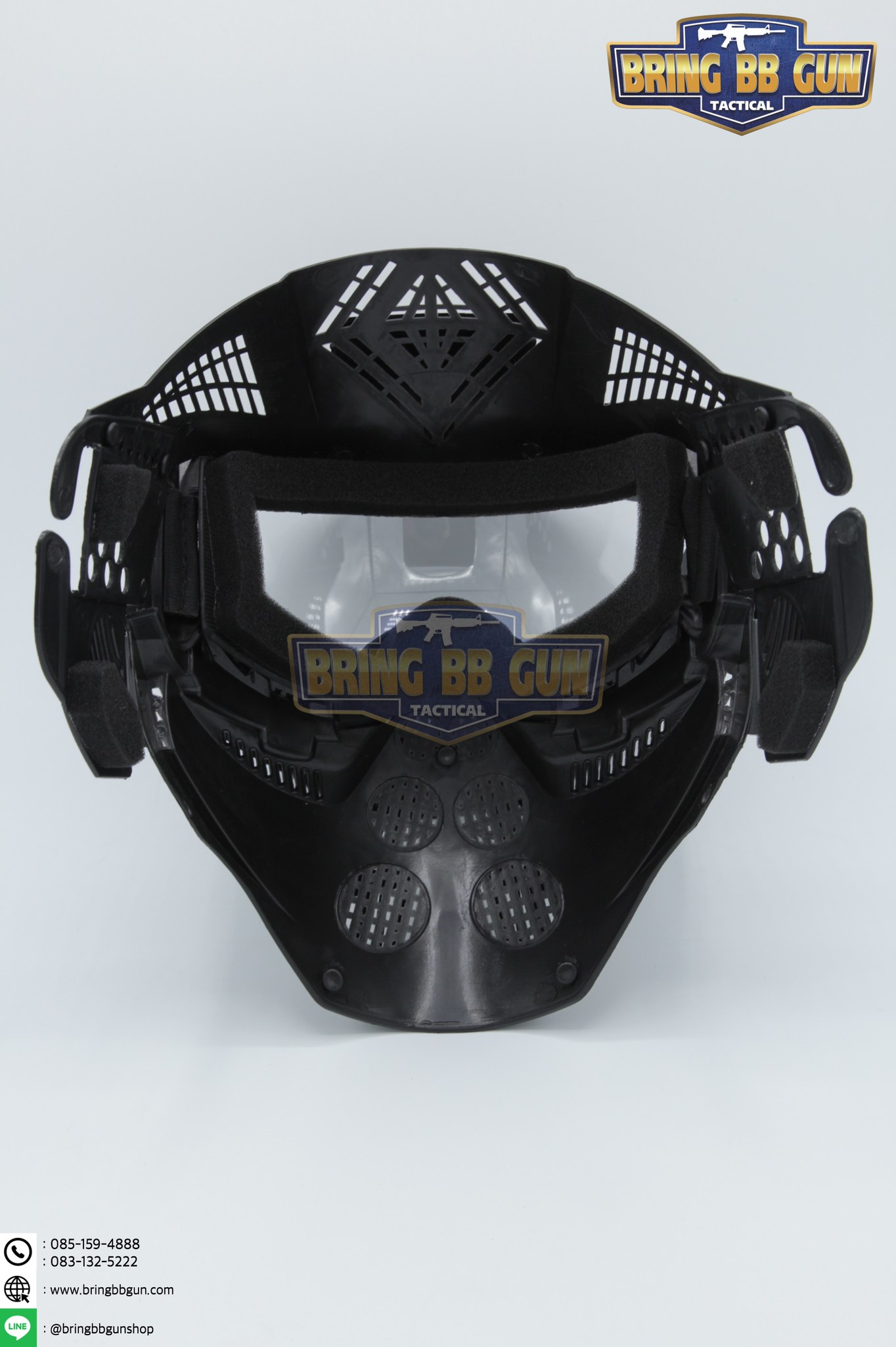 หน้ากากชาวนา รุ่นเลนส์กระจก (หน้ากาก Troy)