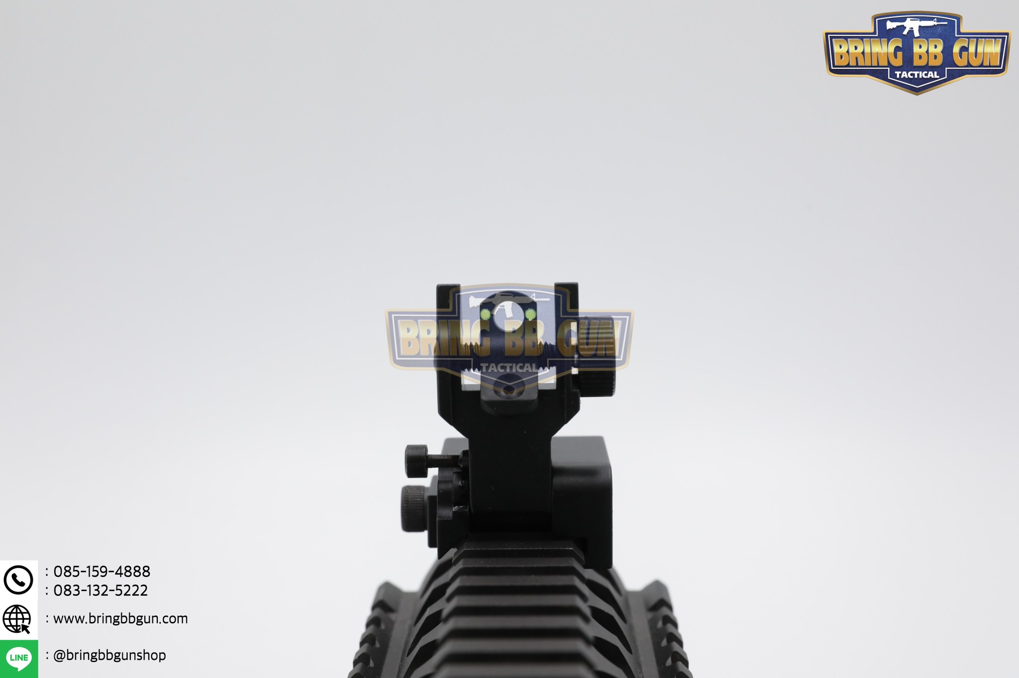 ศูนย์หน้า-หลังพับได้แบบโลหะ รุ่น ศูนย์เล็งเรืองแสง