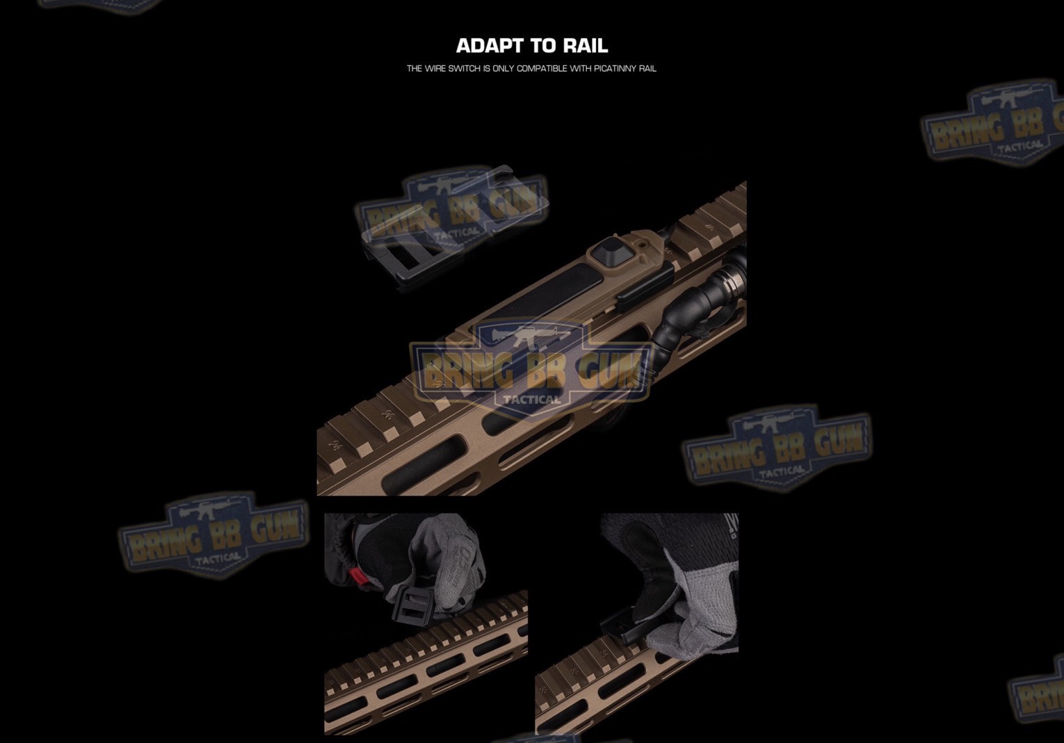 สวิตช์หางหนู Dual Function Wire Switch Pro (3in1) (สวิตช์หางหนูแบบถอดเปลี่ยนหัวแจ็คได้) (Dual Function Wire Switch PRO) (Remote Dual Swwitch For WeaponLights)