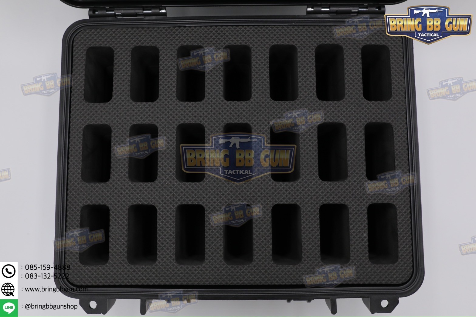 เคสกันกระแทก B9 (กล่องปืนสั้น B9) (กล่องมีดพับ B9) (Storage Box Built-in Sponge)