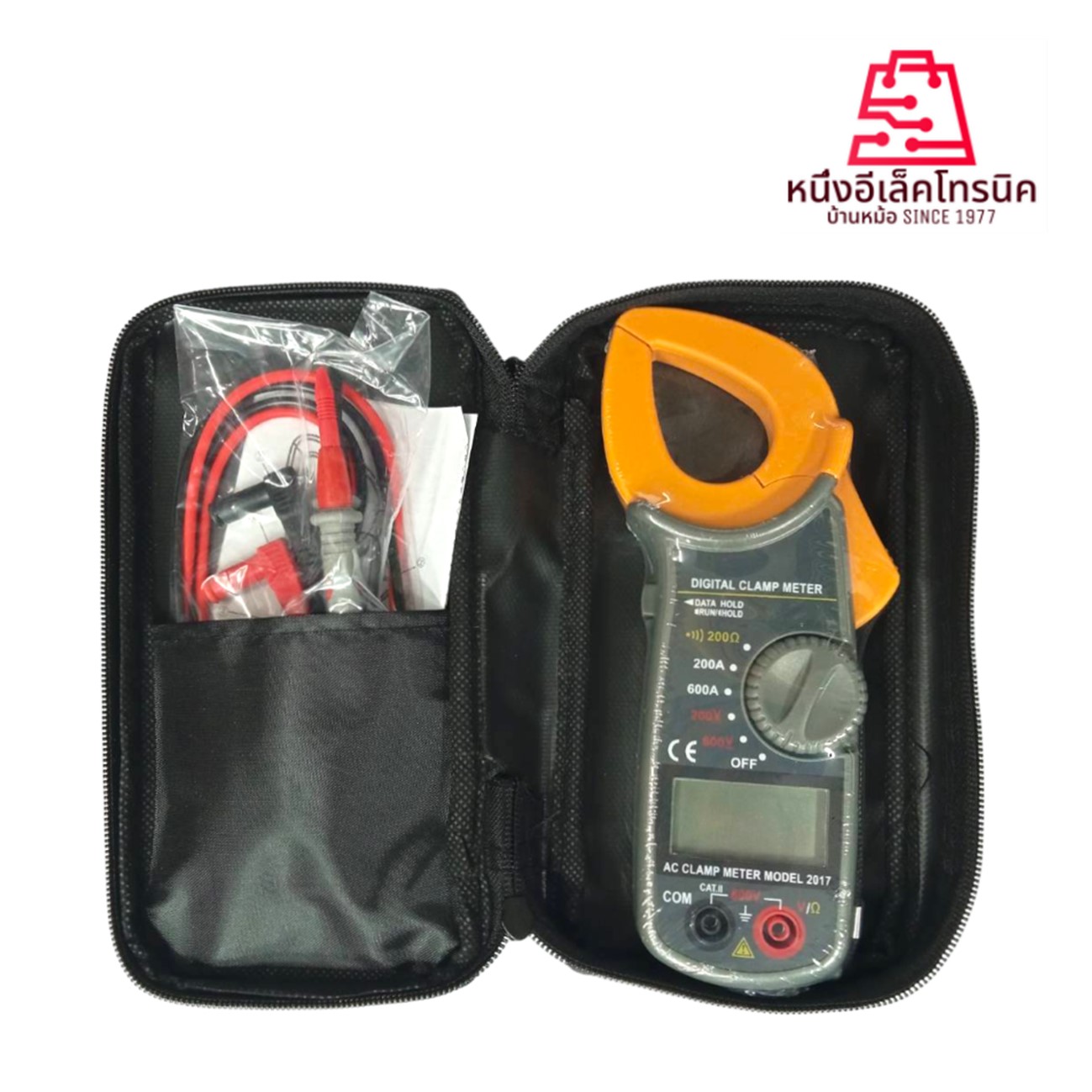 clamp meter digital 2017 วัดกระแส ได้ 600Amp ac onebanmor