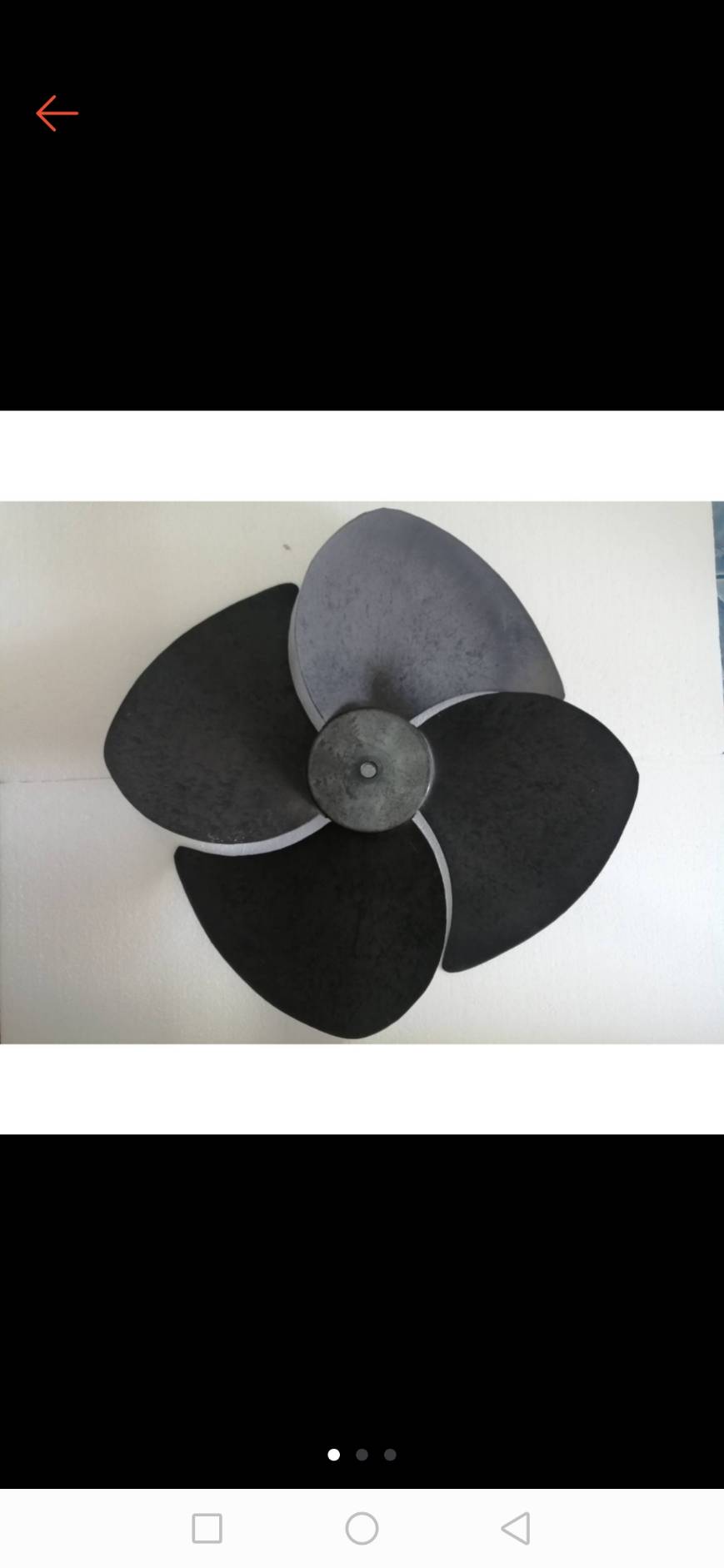 0000111 ใบพัดลม คอยล์ร้อน ใบพัดลมพลาสติก ขนาด 16 นิ้ว (Fan Motor Air size16 Inch) ใบพัดคอนเดนซิ่ง
