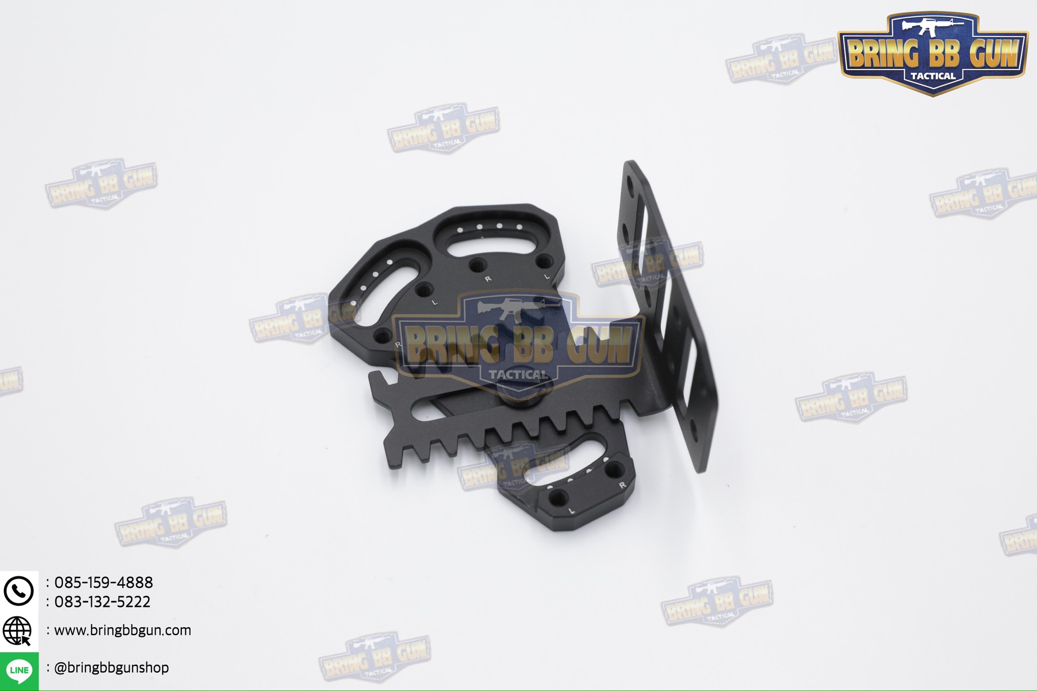 เพลทเสริมซองปืนติดเพ้าทูนิเก้ รุ่น NCP2 (แผ่นเพลทติดอุปกรณ์เสริมซองปืน) (Tourniquet Adapter Mount) (Tourniquet Adapter Mount for Safariland Holsters) (BBC NCP2) (NCP2 for Safariland Holsters) (Negative Cant Plate)