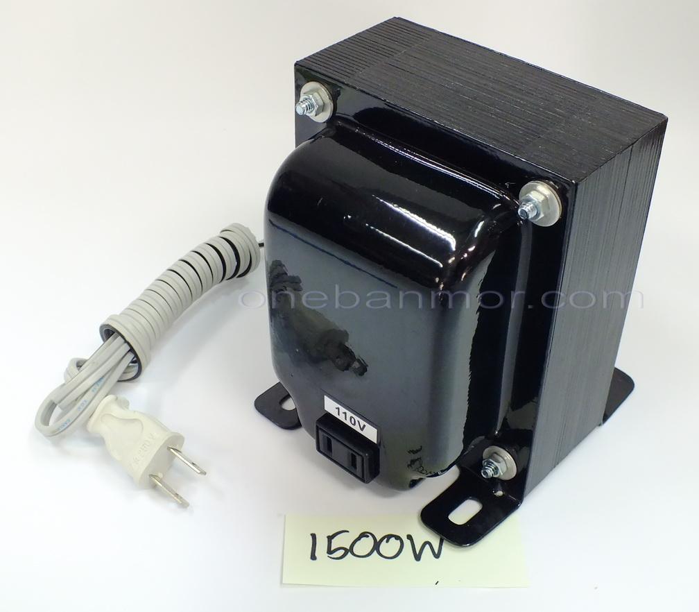 หม้อแปลง แปลงไฟจาก 220v เป็น 110V ขนาด 1500w