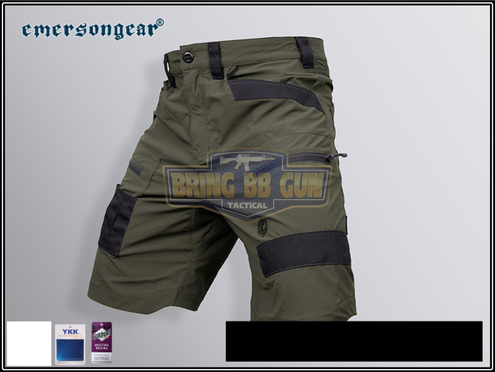 กางเกงขาสั้น ทรงยุทธวิธี ยี่ห้อ Emerson รุ่น Mastiff (กางเกง IPSC , IDPA)(กางเกง Tactical) (กางเกงแคมป์ปิ้ง) (กางเกงเดินป่า) (Emerson Mastiff Training Shorts)