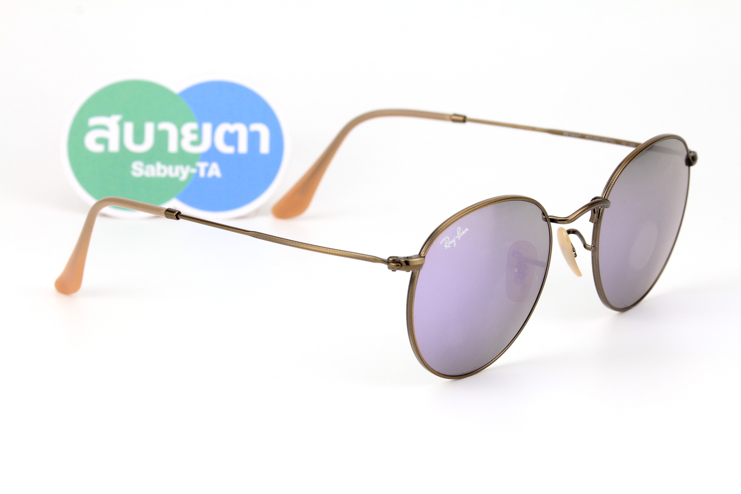 RayBan Round Flash RB3447 167/4K