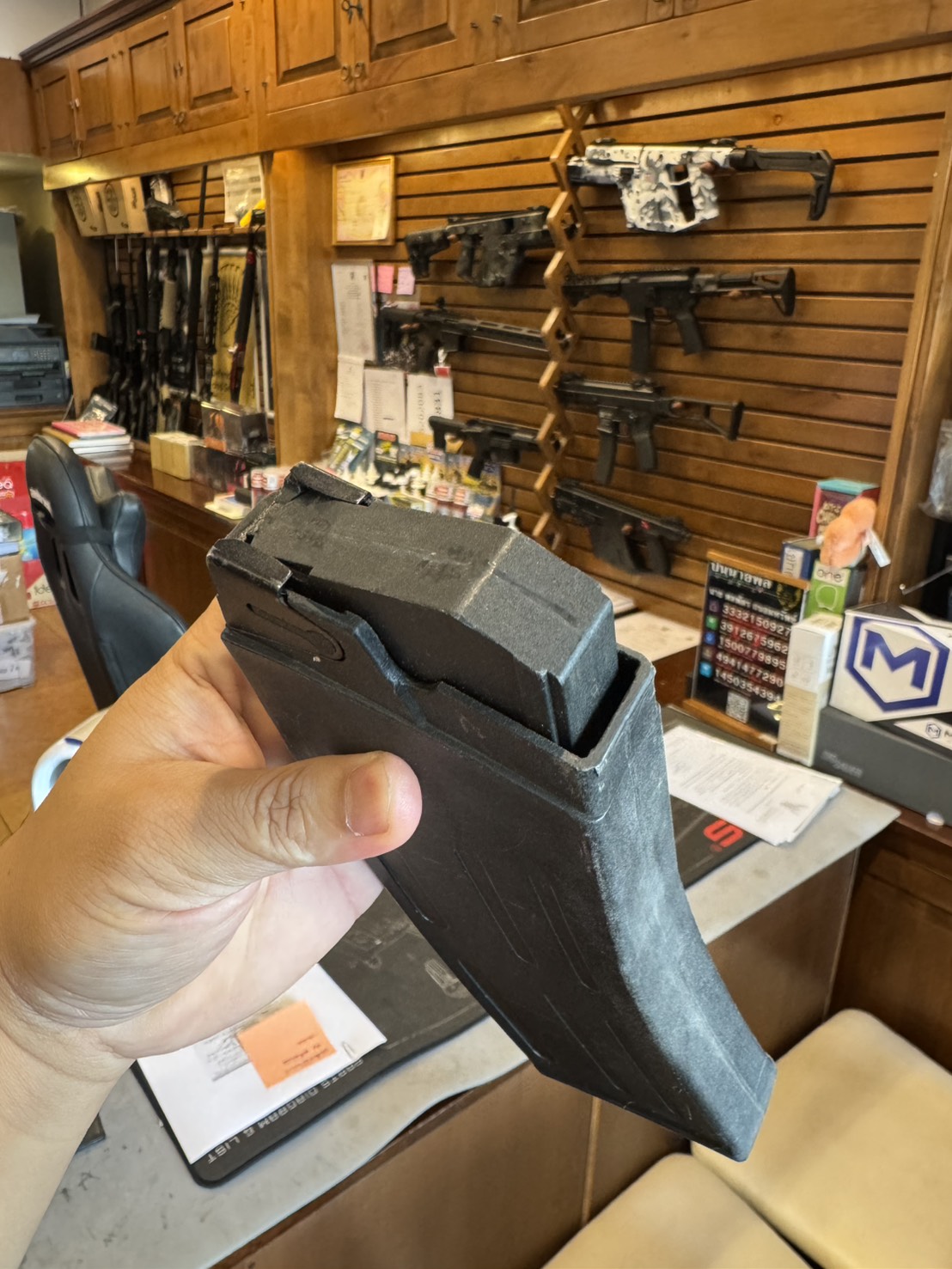 แมก Saiga บรรจุ 8 เม็ด (รุ่นที่มีบ่อแม็กเท่านั้น) Ver 083 ใส่ไม่ได้