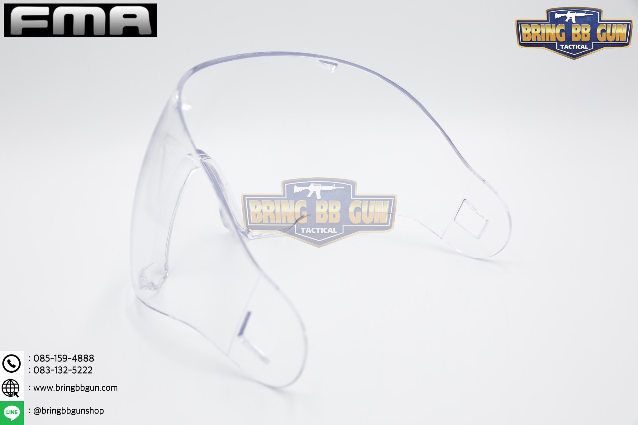 เลนส์หน้ากาก F1 ยี่ห้อ FMA รุ่น เลนส์1ชั้น