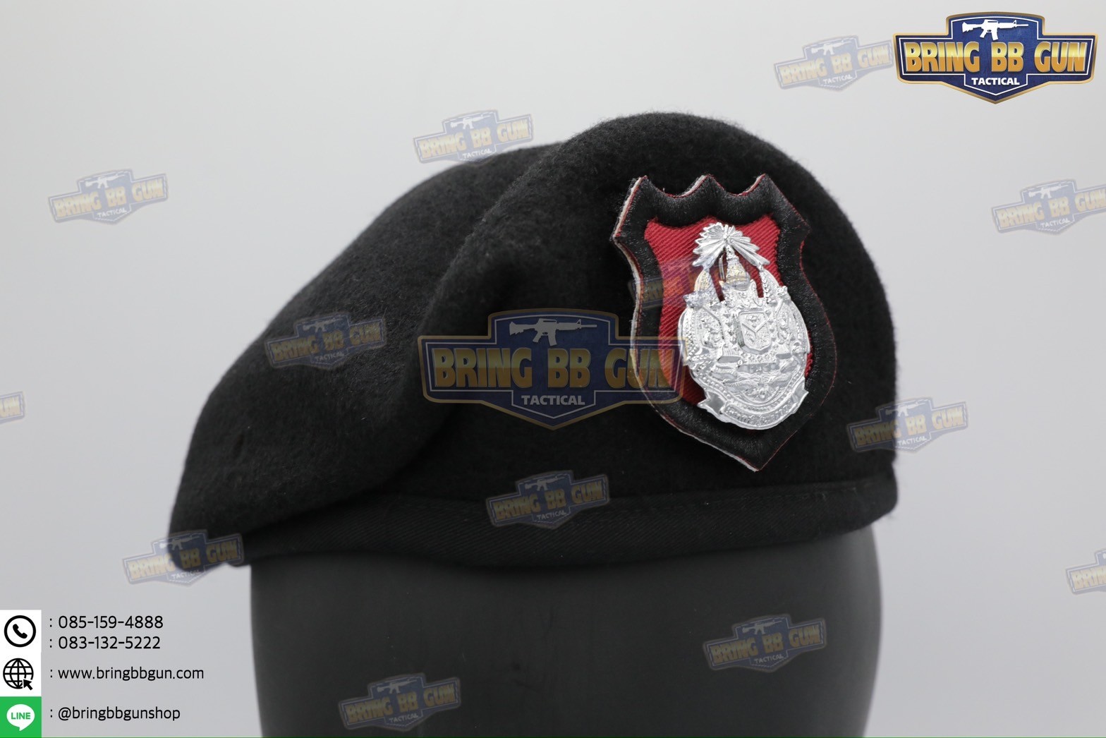 หน้าหมวกเบเร่ต์ ตีนตุ๊กแก