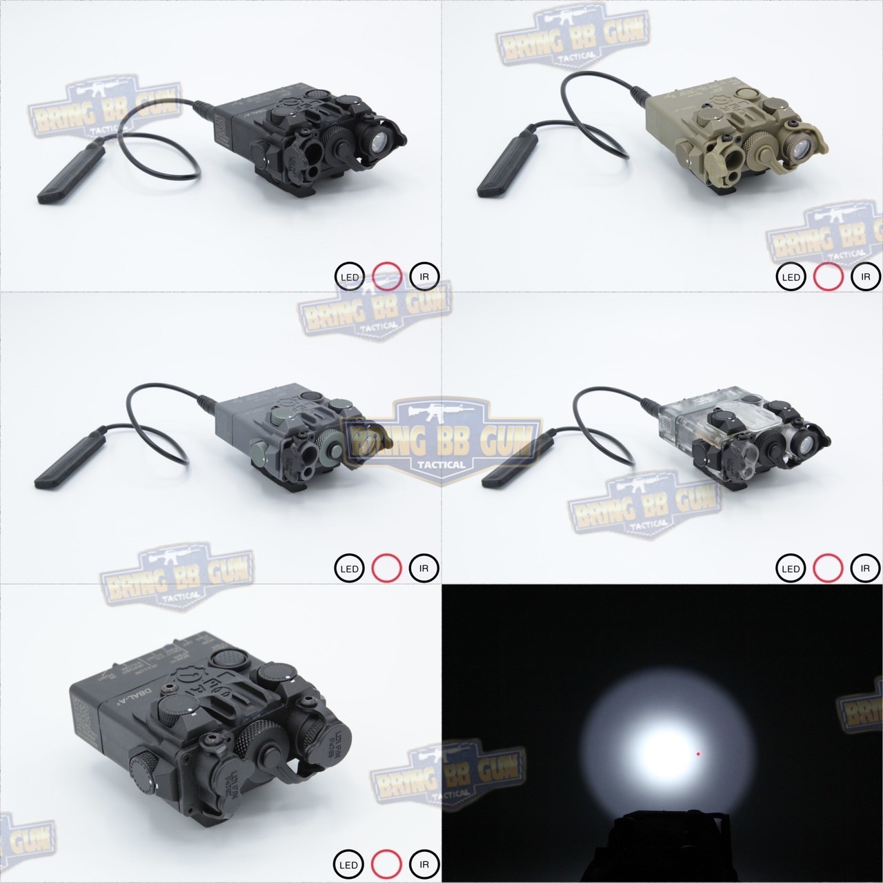 กล่องANPEQ-15A รุ่น DBAL-A2 บอดี้พลาสติก (Dual Beam Aiming Laser - Advanced2)