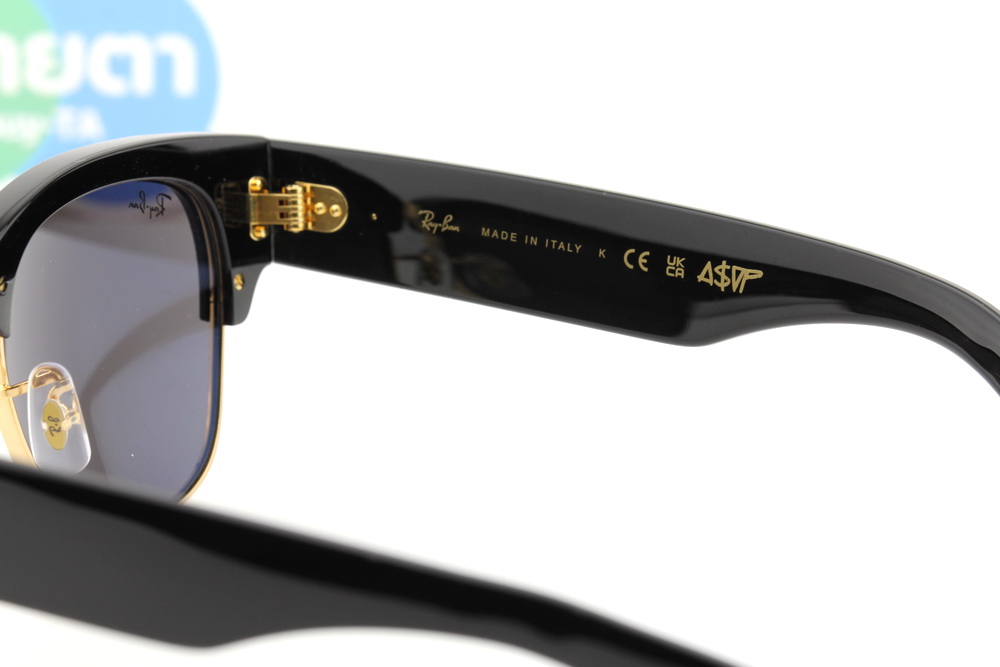 RayBan Mega Clubmaster RB0316S 6826J5 Blacked Out collection by A$AP Rocky