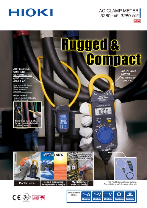 Hioki 3280-10F รุ่นใหม่ล่าสุด วัดกระแสได้ 1000A และสูงสุด 4199Aเมื่อใช้ optionเสริม ผลิตในประเทศญี่ปุ่นแท้ Made in Japan ราคาสินค้า รวม VAT แล้ว