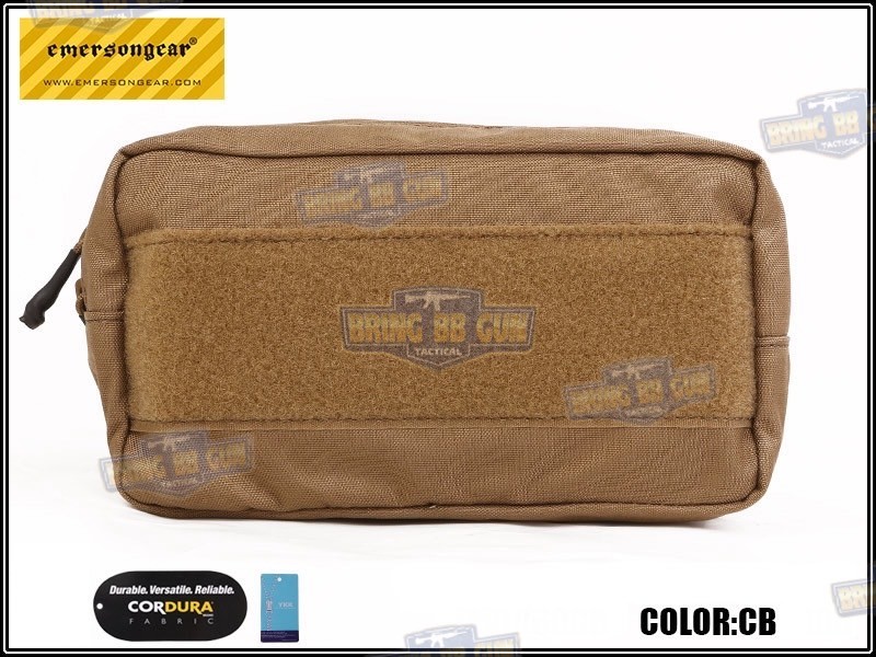 กระเป๋าจิงโจ้ติดเสื้อเวส ทรงสี่เหลี่ยม ยี่ห้อ Emerson (Emersongear Tactical Action Pouch) (Armor Carrier Drop Pouch) (Lower Accessories Pouch) (Drop Pouch)