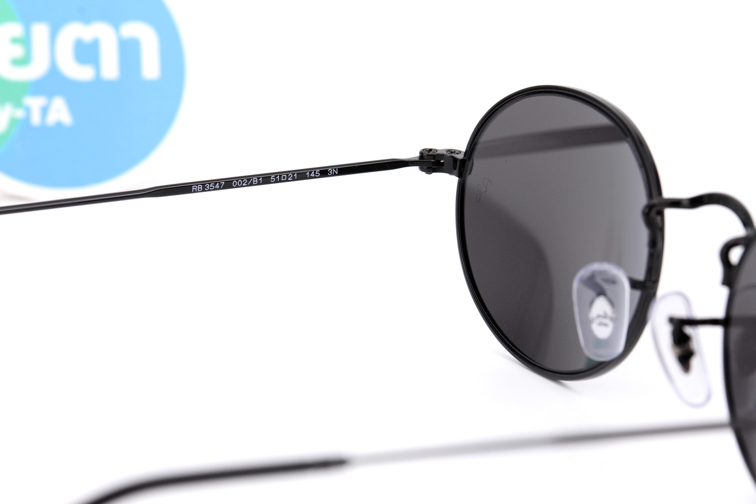 RayBan Oval RB3547 002/B1 (ทรงรี)