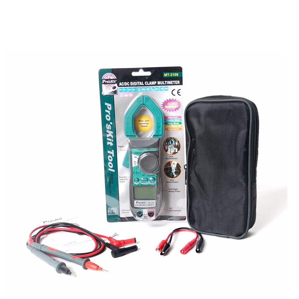 MT-3109 (CN) มินิดิจิตอลแคมป์มิเตอร์ MT-3109 PRO'S KIT (CN)