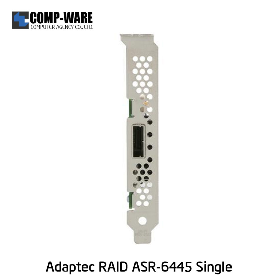 Microsemi Raid Controller 2270200-R (4-Port Internal,4-Port External) PCIe ASR-6445 Single