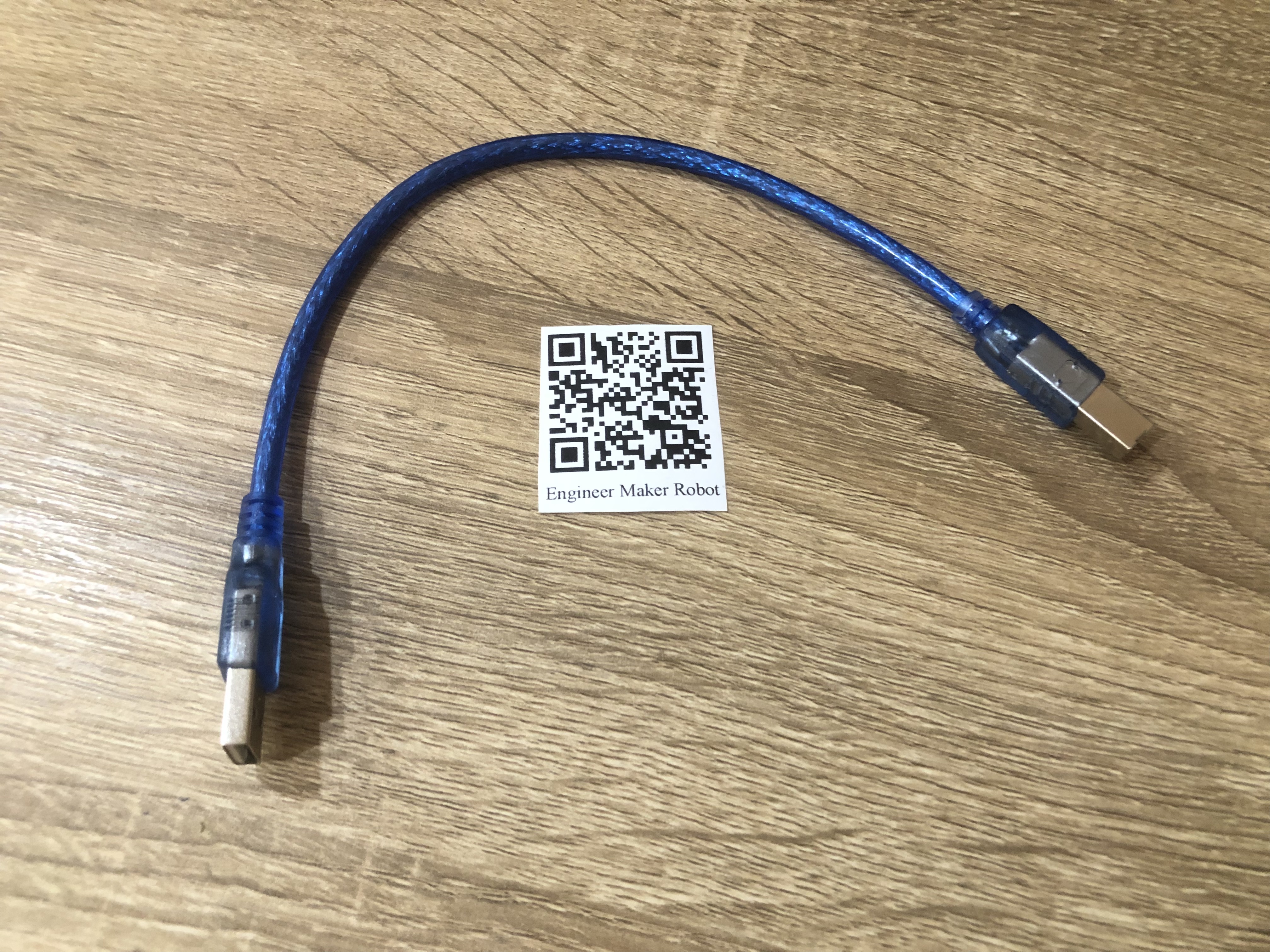 สาย USB สำหรับบอร์ด Arduino UNO R3 หรือ Arduino MEGA 2560 ยาว 30 cm