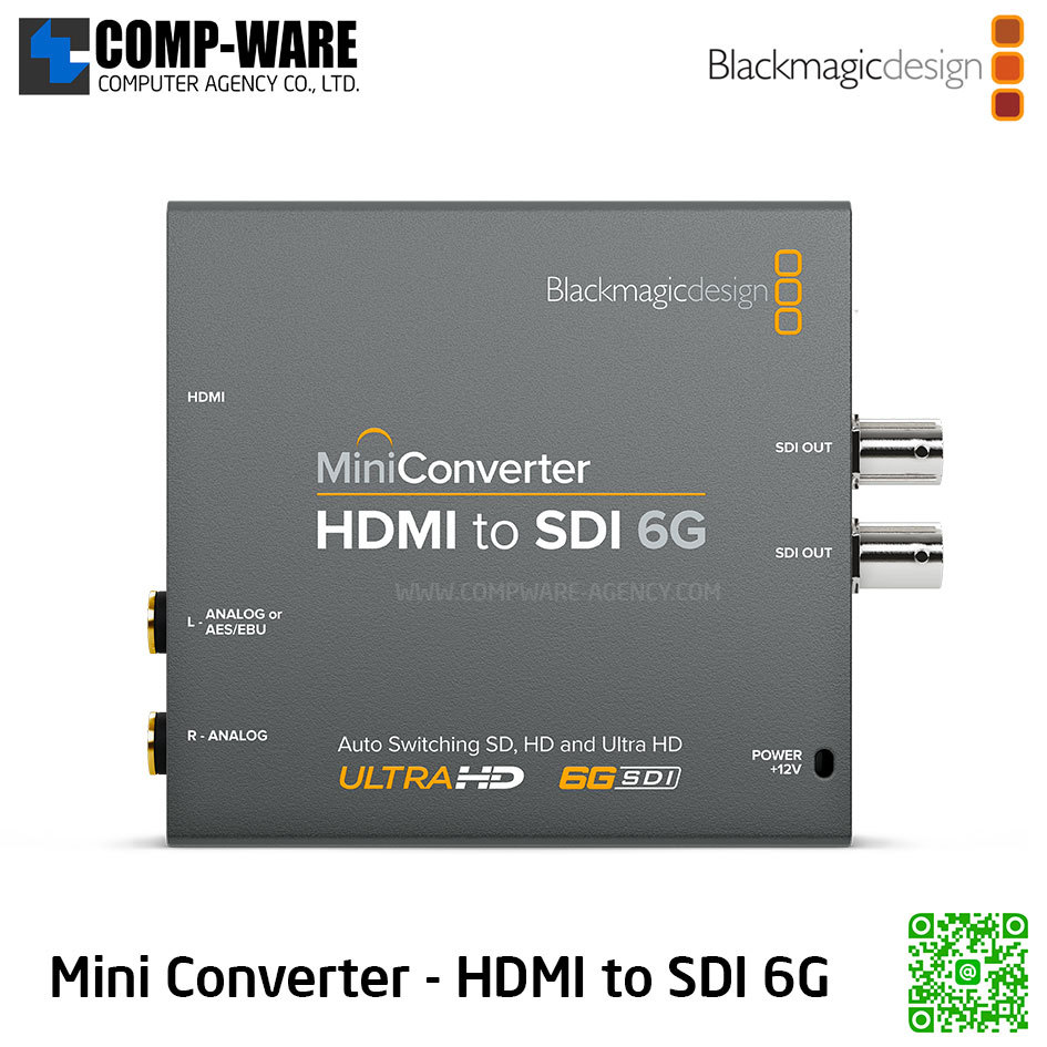 Blackmagic Mini Converter - HDMI to SDI 6G