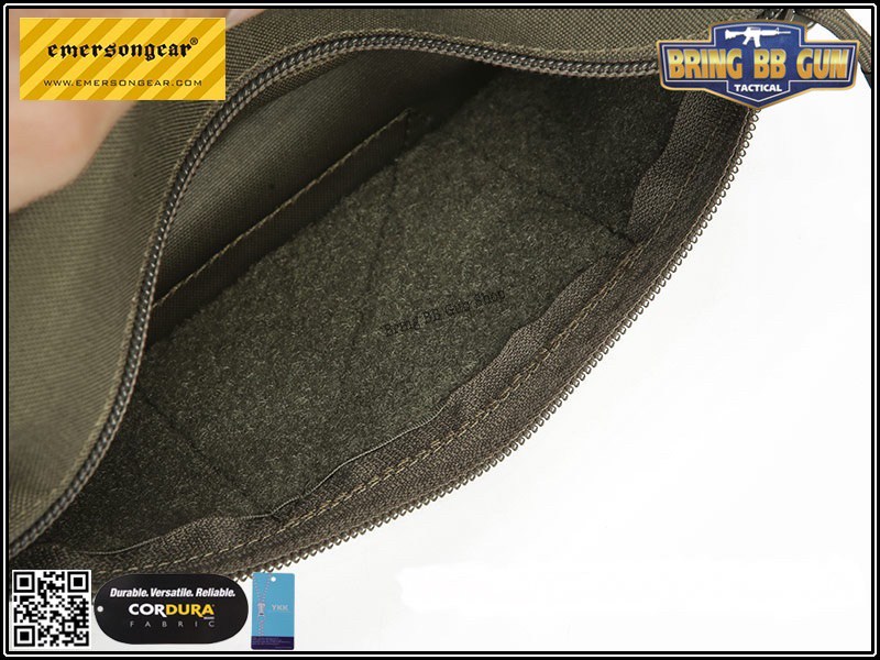 กระเป๋าจิงโจ้ติดเสื้อเวส ยี่ห้อ Emerson (EmersonGear armor carrier drop pouch/AVS JPC CPC) (Armor Carrier Drop Pouch) (Lower Accessories Pouch) (Drop Pouch)