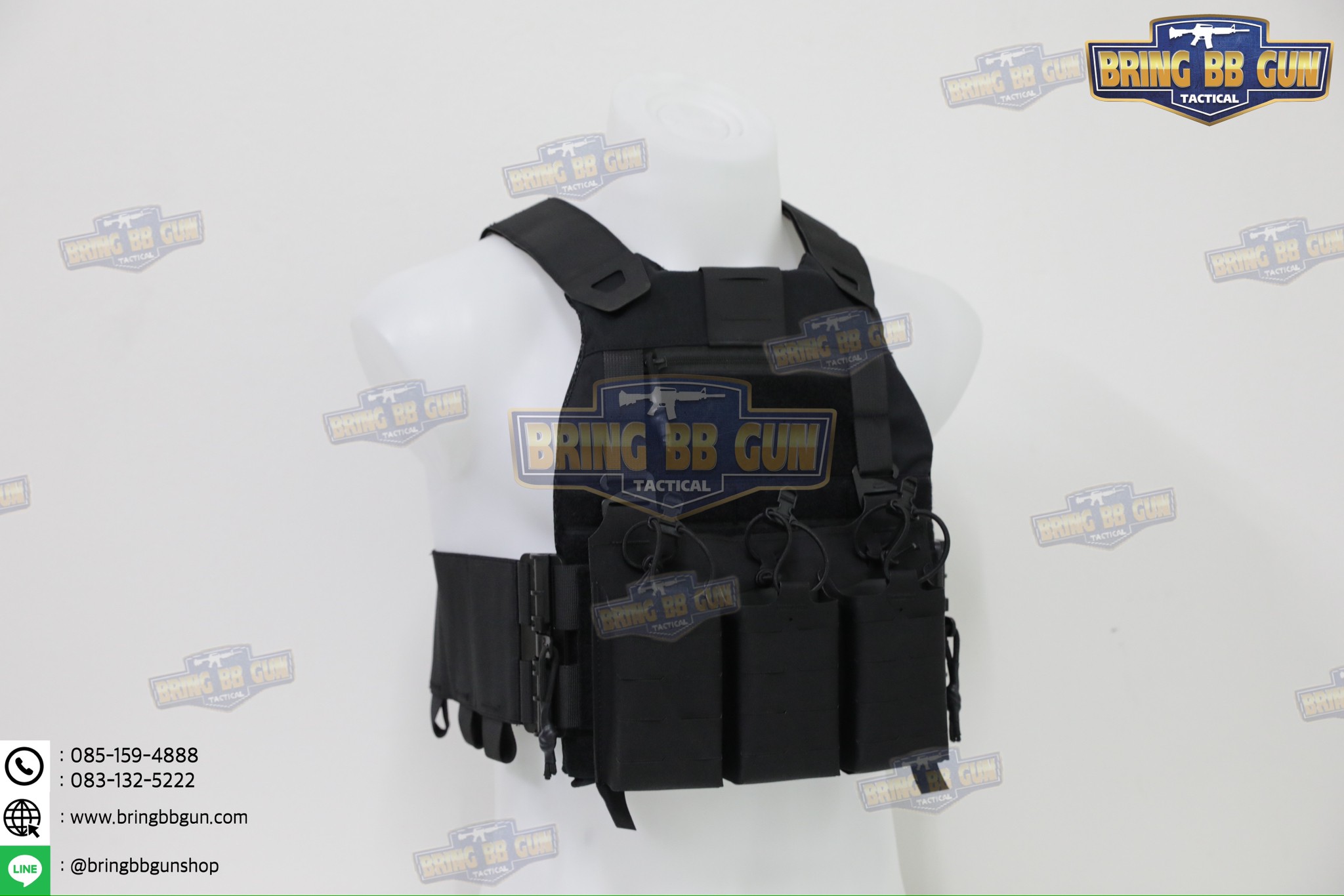 เสื้อเวส FCSK 2.4 (เสื้อเวส FCSK 2.0 + เพ้าแม็กกาซีน KTAR (5.56 แบบ3ช่อง)) (FCSK 2.4 Plate Carrier) (FCSK 2.0 + KTAR Front Flap)