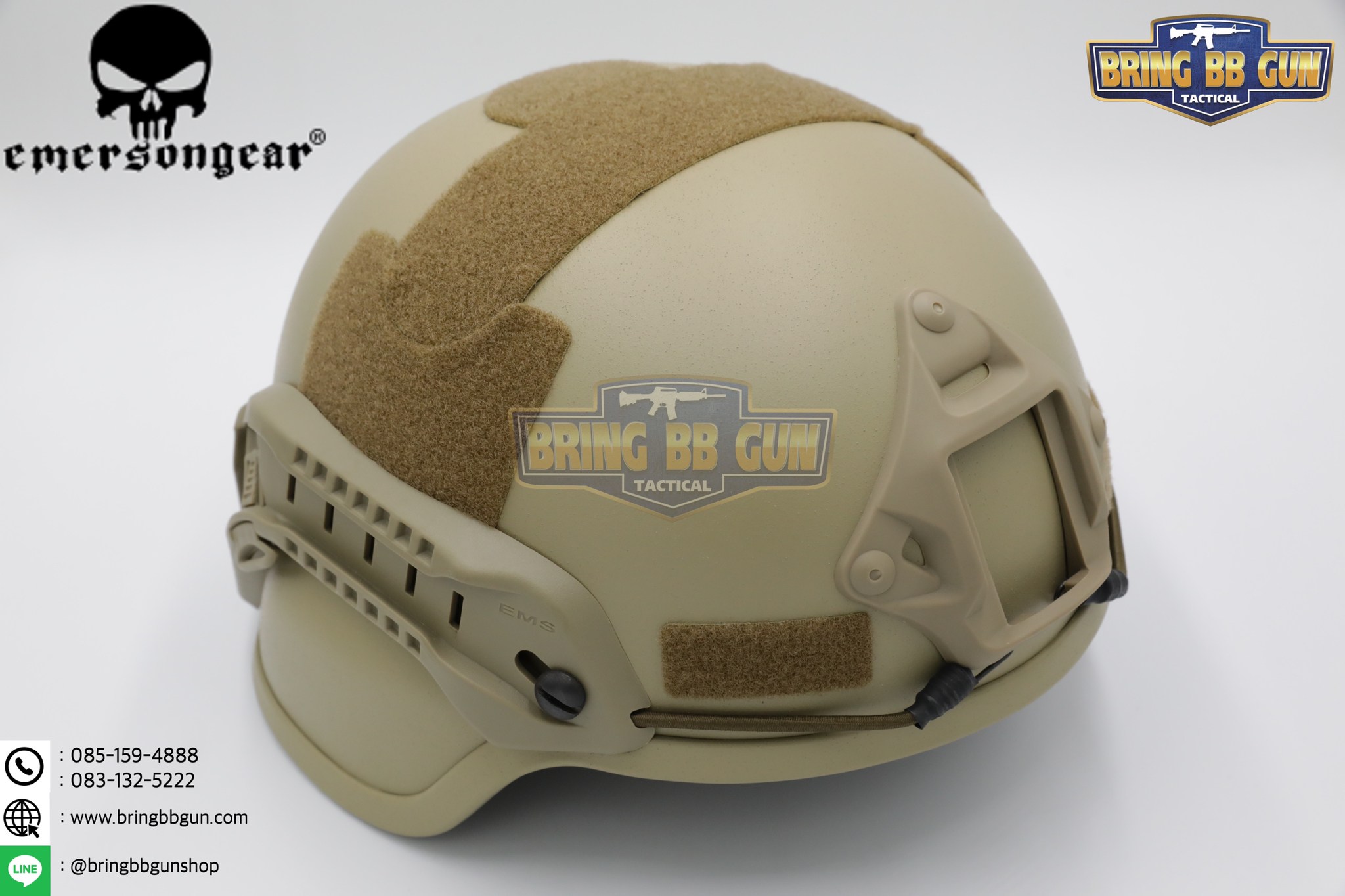 หมวก Mich 2000 ยี่ห้อ Emerson (EMERSON ACH MICH 2000Helmet-Special action version) (ACH Mich 2000 Helmet)