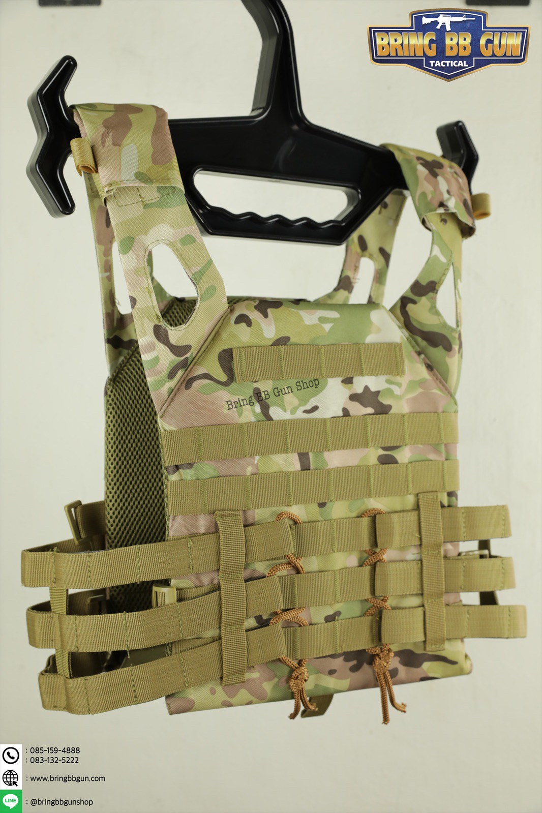 เสื้อเวส รุ่น JPC สายผ้า เนื้อผ้า600D