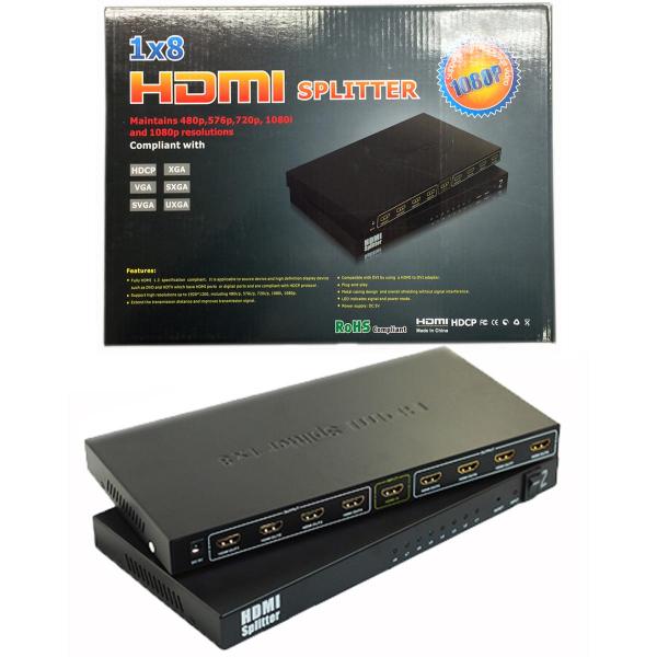 ตัวแยกสัญญาณ HDMI 1 ออก 8