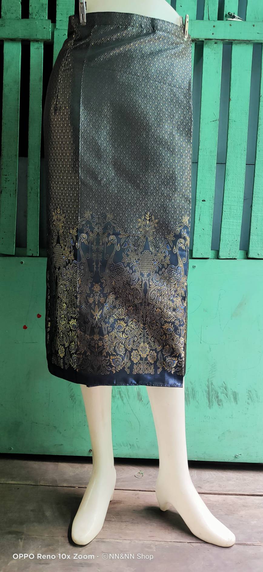 NNandNN Shop 5 0003 ผ้าถุงทรงป้ายแบบติดตะขอ 2 คู่ สั้น
