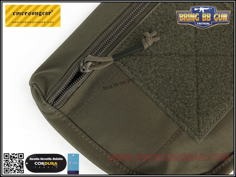 กระเป๋าจิงโจ้ติดเสื้อเวส ยี่ห้อ Emerson (EmersonGear armor carrier drop pouch/AVS JPC CPC) (Armor Carrier Drop Pouch) (Lower Accessories Pouch) (Drop Pouch)