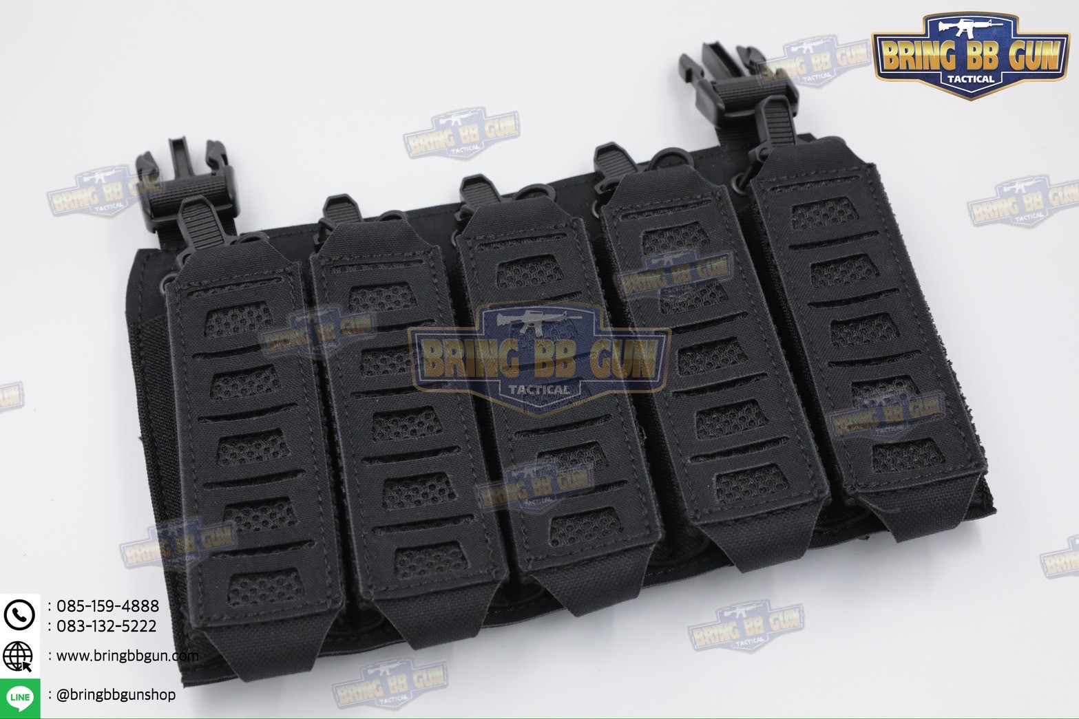 เพ้าแม็กกาซีน MP5/MPX ทรง Corso (SMG แบบ5ช่อง) (Front Panel Dagger for SMG) (Corso Tac.) (Velcro Panel)