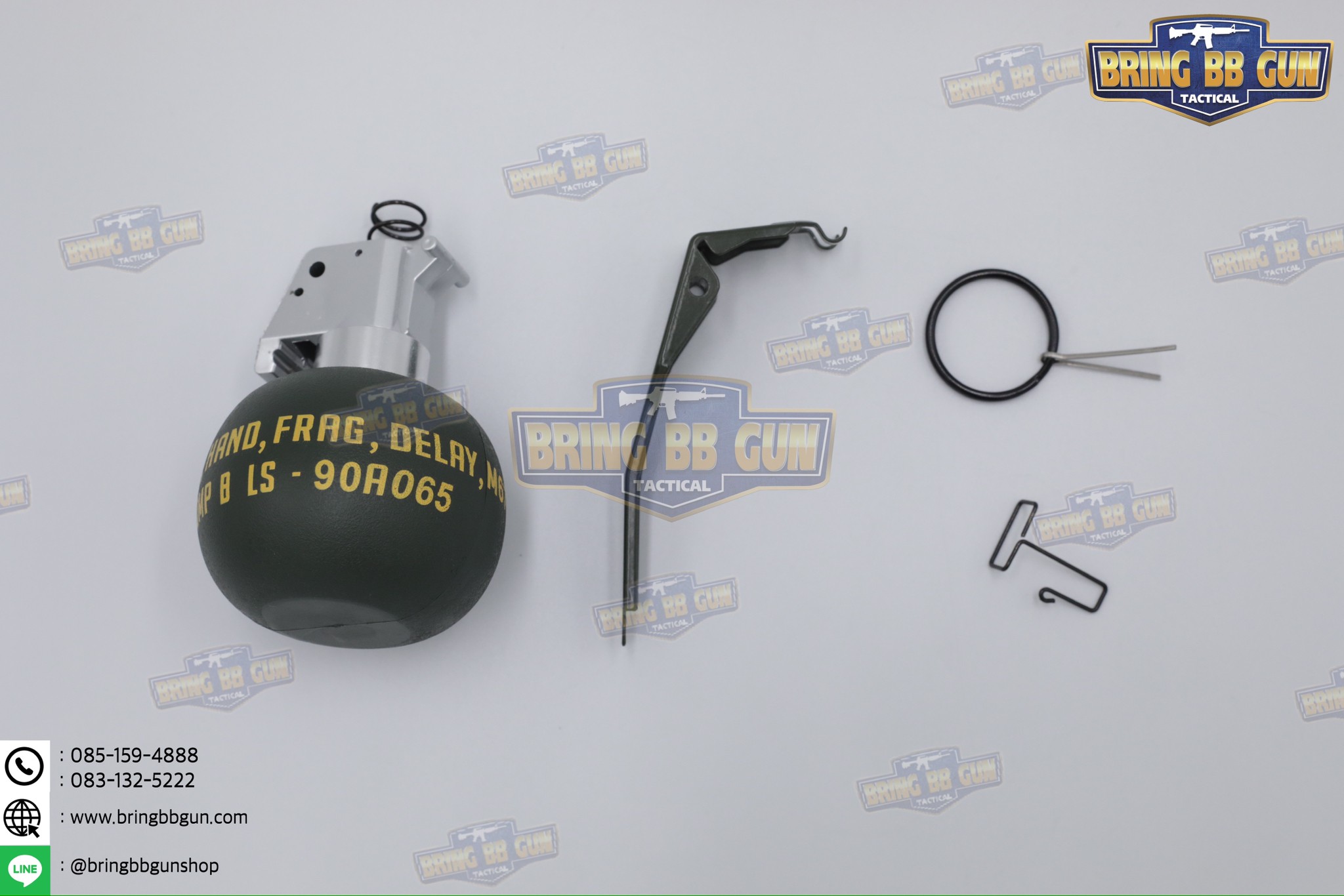 ระเบิดมือ M67 แบบ Dummy (ระเบิดมือลูกเกลี้ยง) (M67 Grenade) (Fragmentation Hand Grenade)